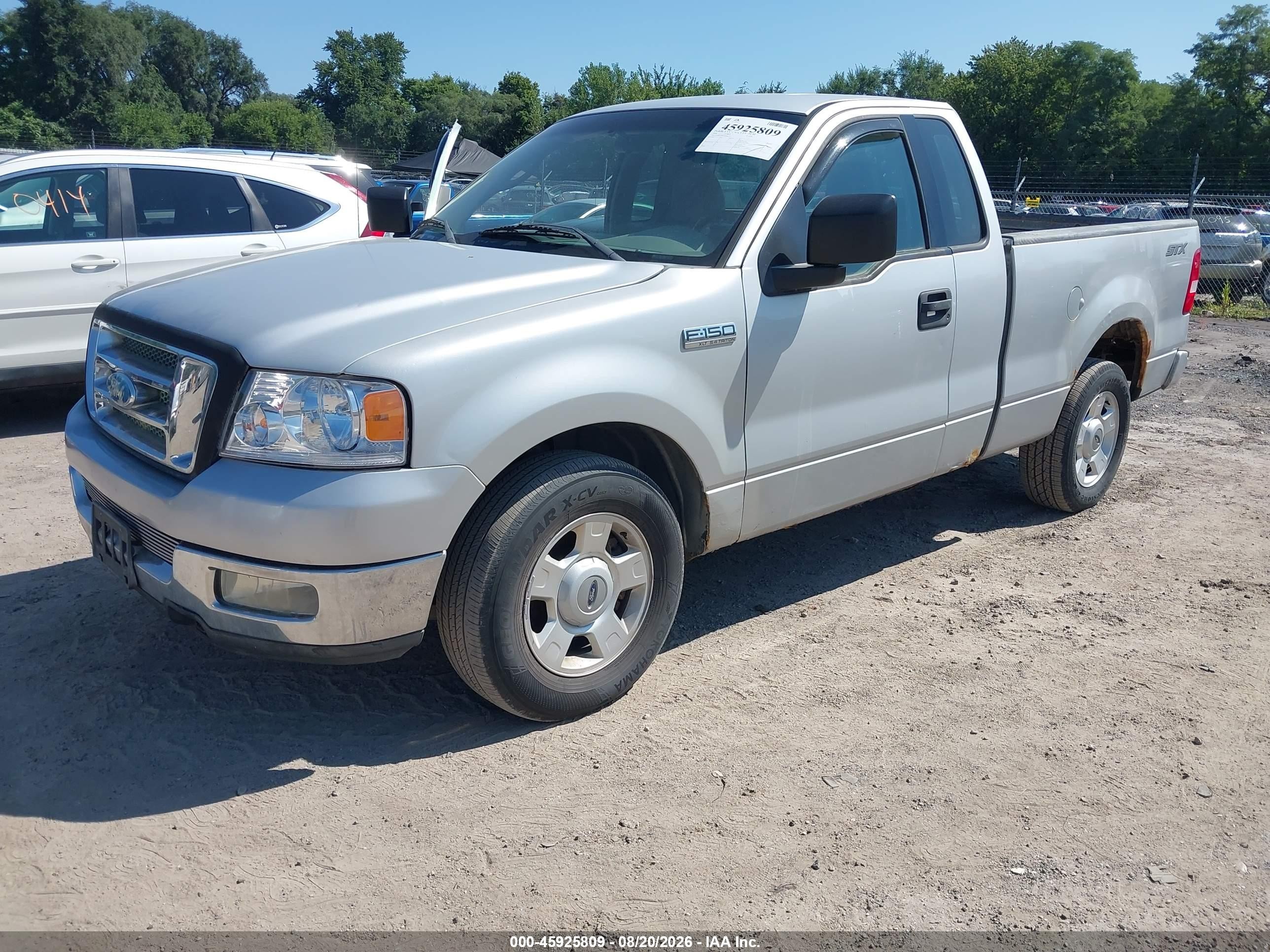 2004 Ford F-150 Stx/xl/xlt Gray vin: 1FTRF12W24NB86257