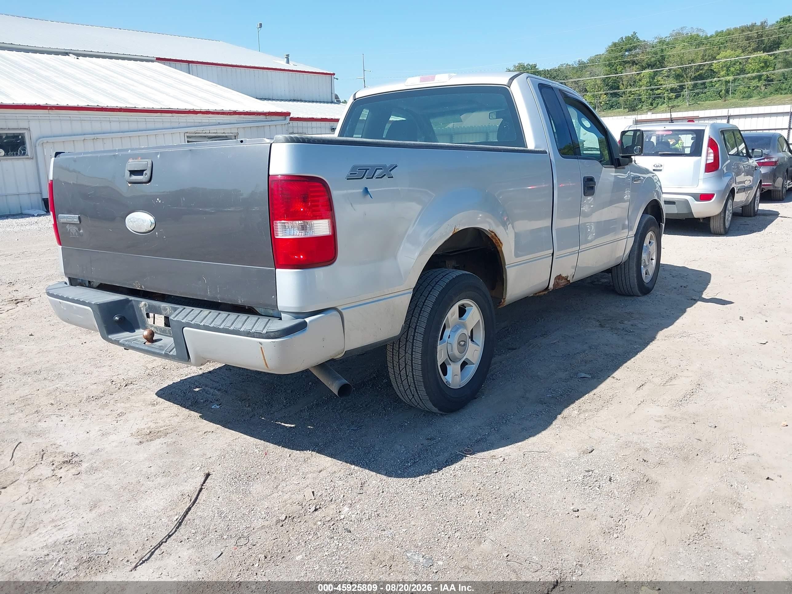 2004 Ford F-150 Stx/xl/xlt Gray vin: 1FTRF12W24NB86257