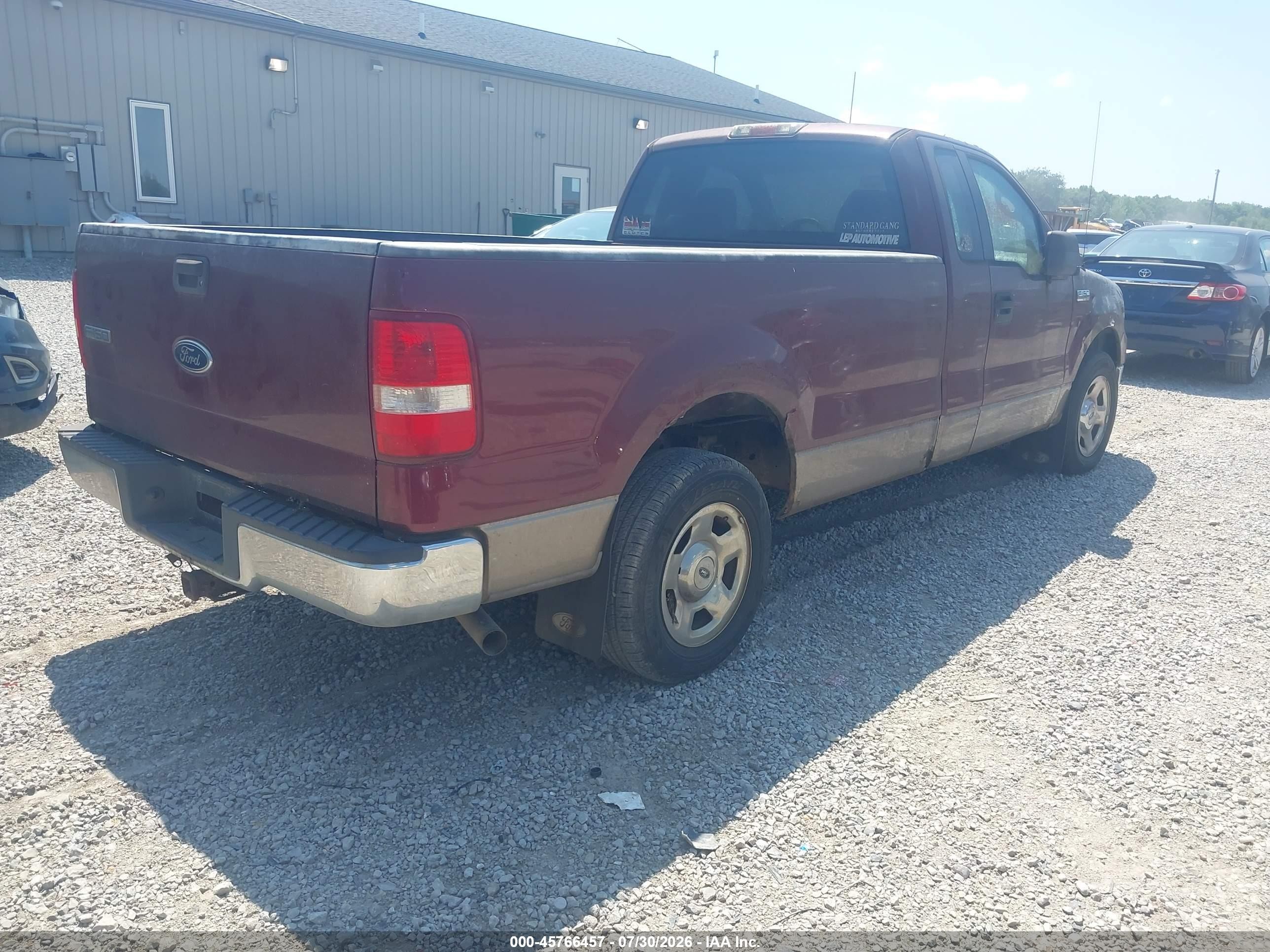 2005 Ford F-150 Stx/xl/xlt Burgundy vin: 1FTRF12W25NA35064