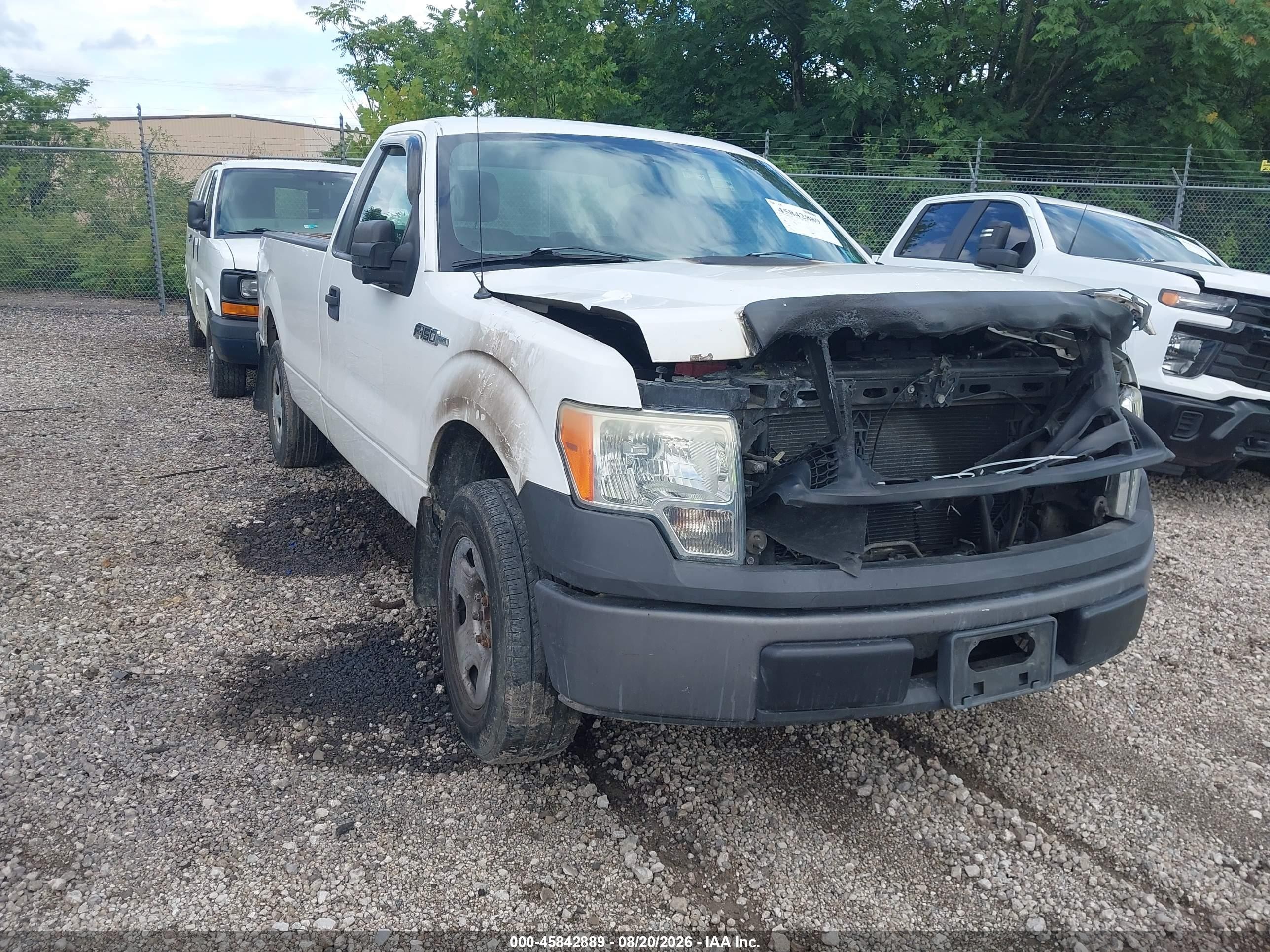 2009 Ford F-150 Stx/xl/xl W/midbox Prep/xlt/xlt W/midbox Prep White vin: 1FTRF12W29KB32093