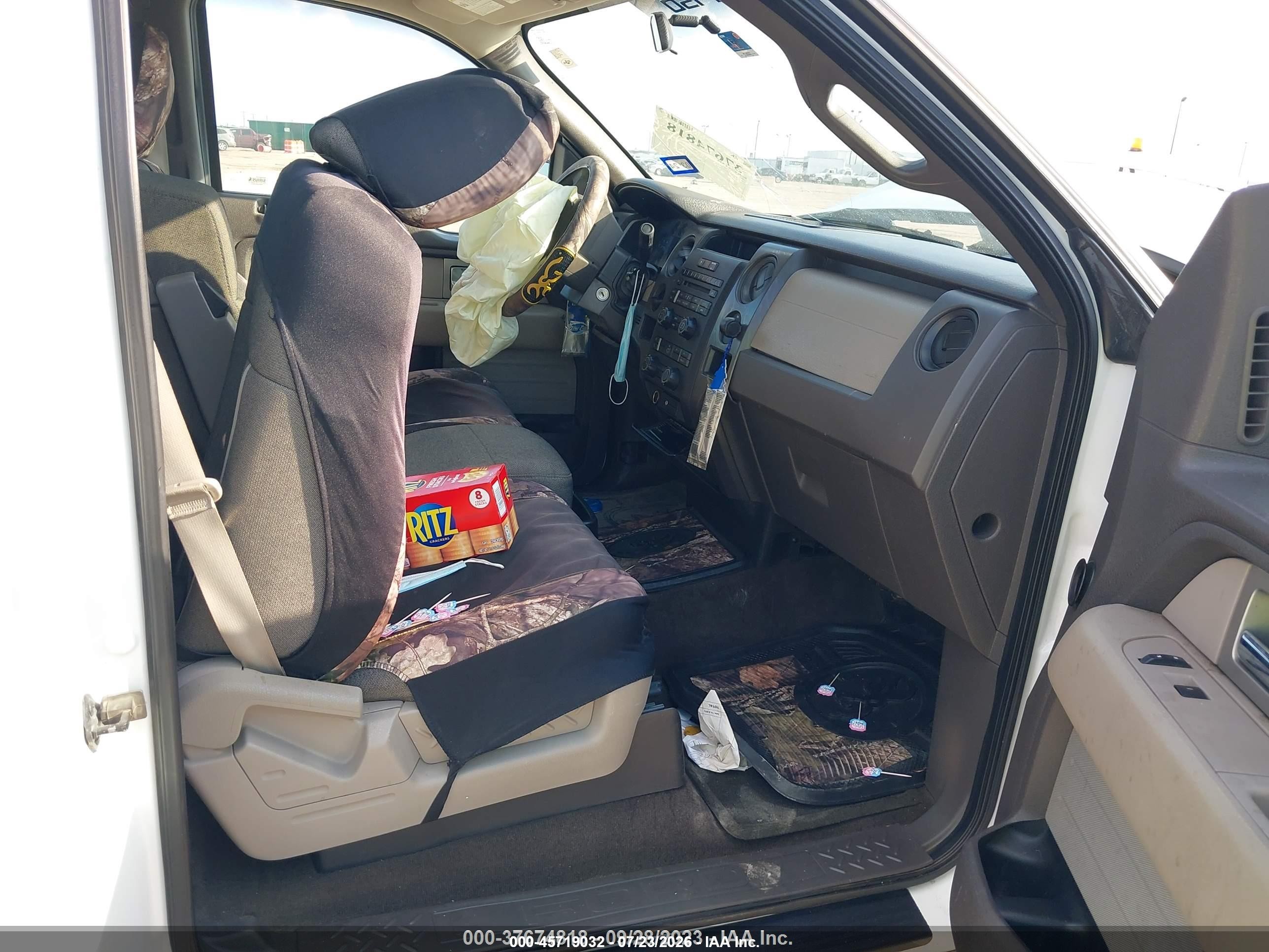 2009 Ford F-150 Stx/xl/xlt White vin: 1FTRF12W29KC93091