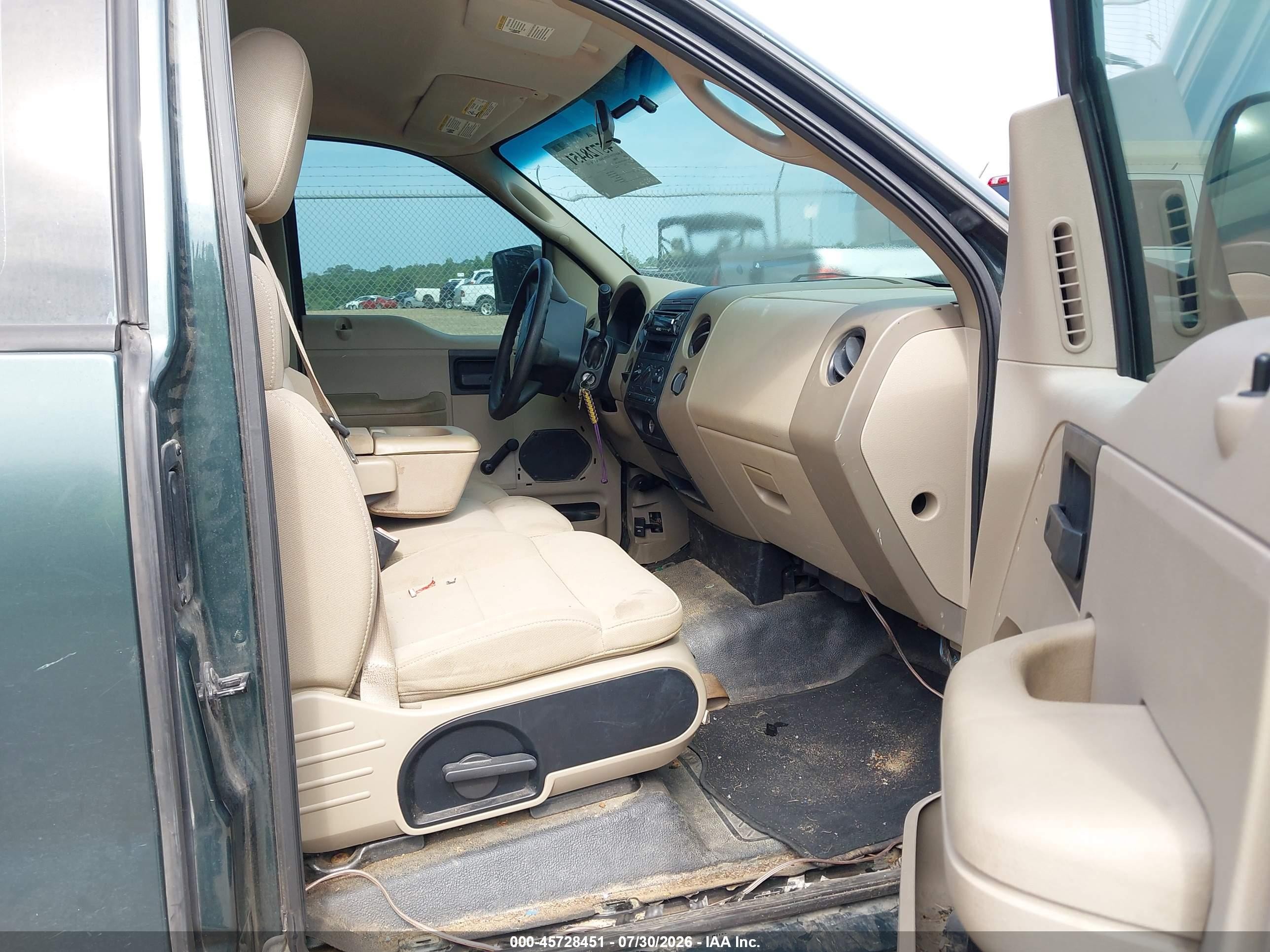 2004 Ford F-150 Stx/xl/xlt Зеленый vin: 1FTRF12W34NB71346
