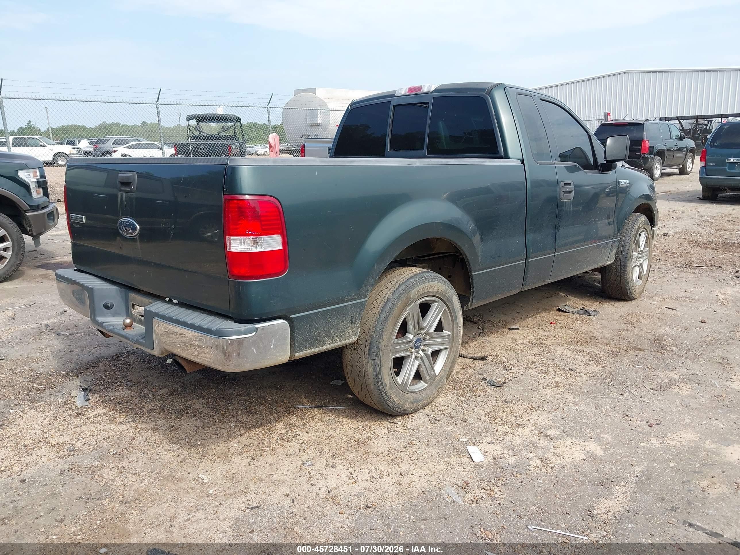 2004 Ford F-150 Stx/xl/xlt Зеленый vin: 1FTRF12W34NB71346