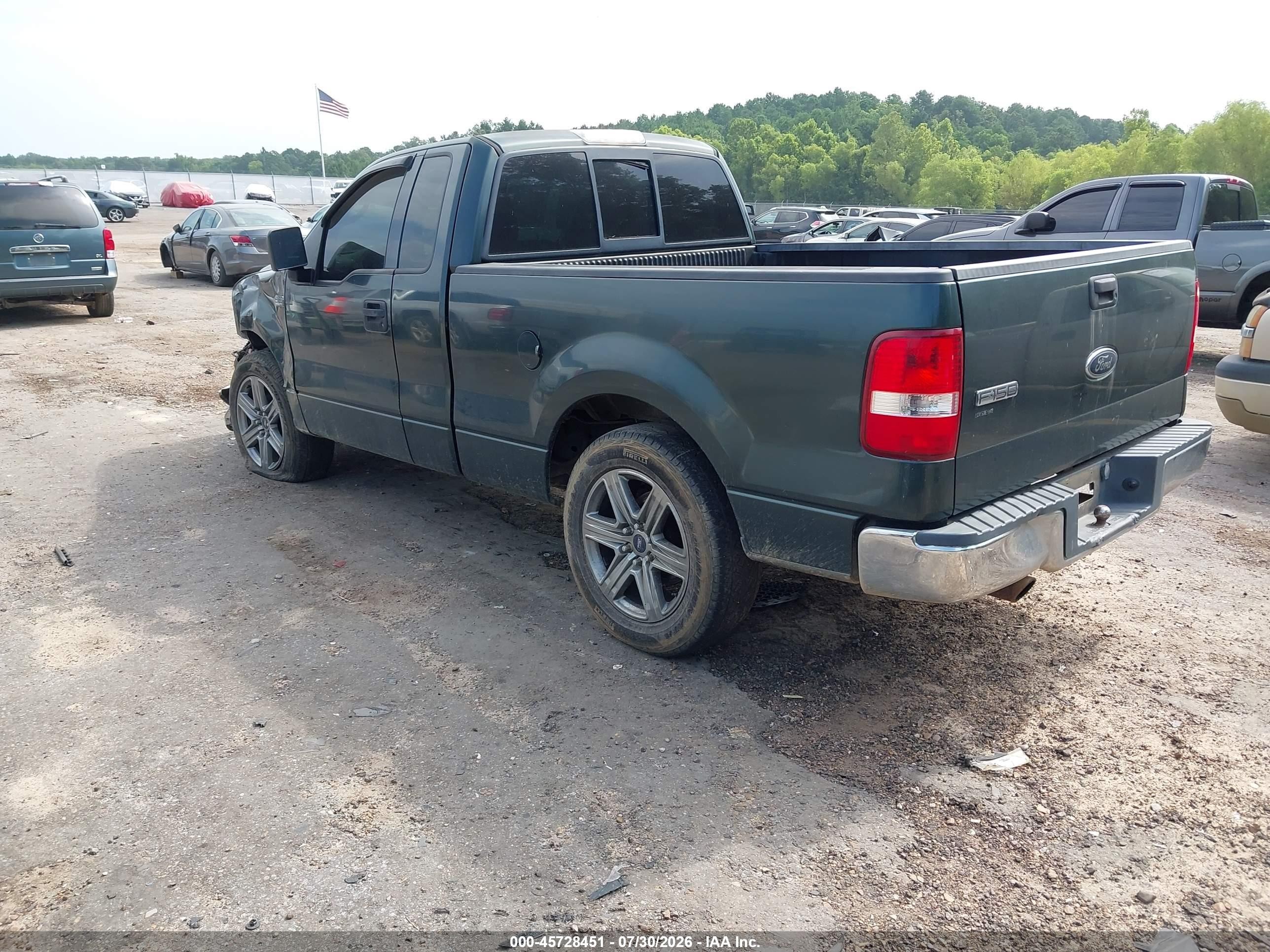 2004 Ford F-150 Stx/xl/xlt Зеленый vin: 1FTRF12W34NB71346