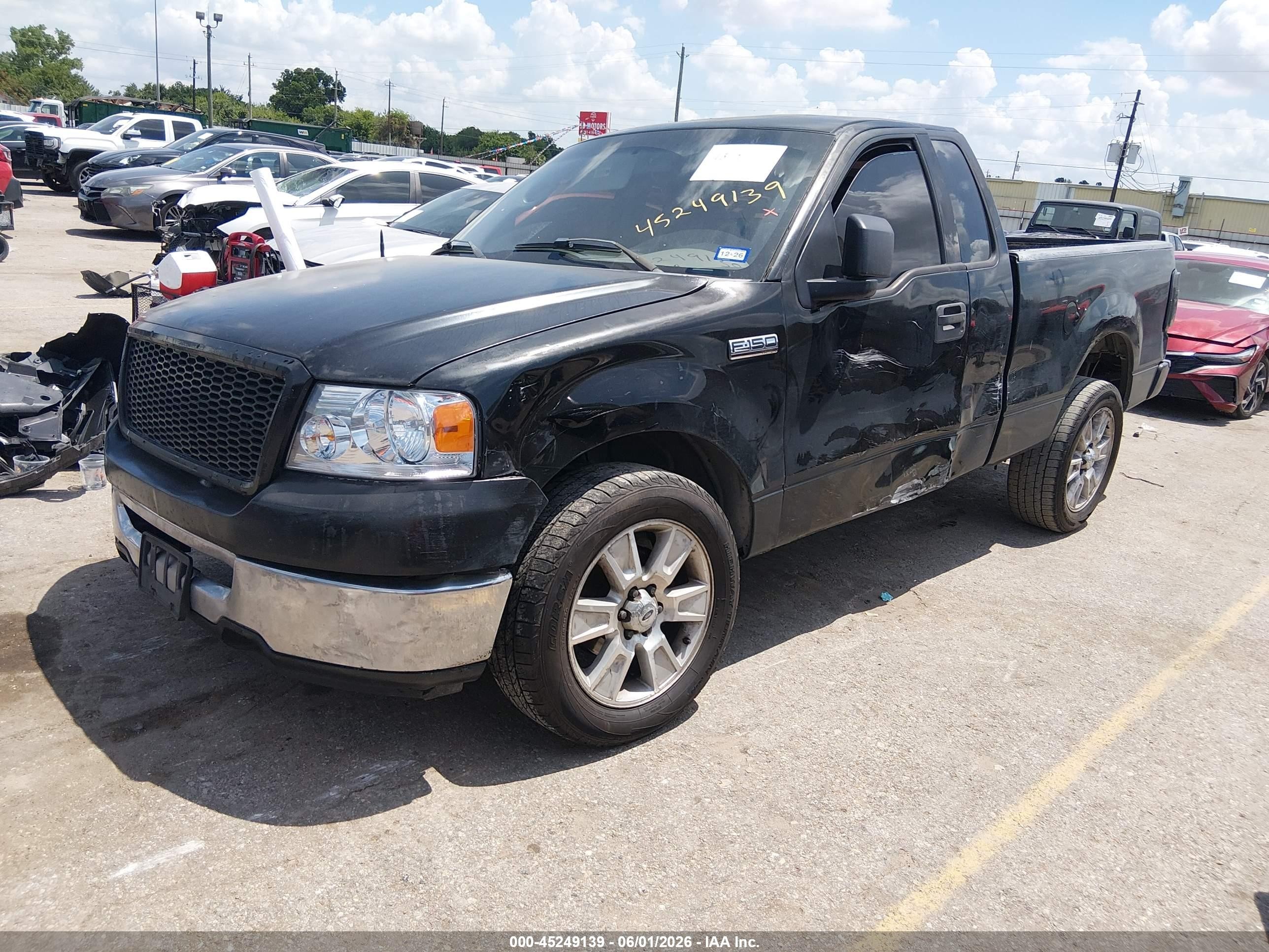2004 Ford F-150 Stx/xl/xlt Black vin: 1FTRF12W34NB75333