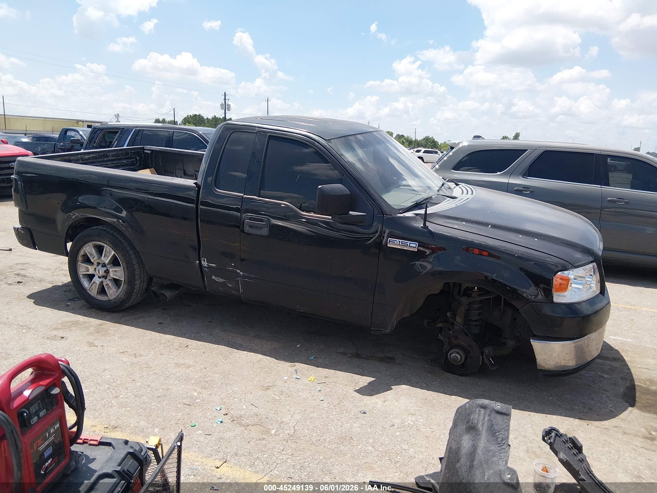 2004 Ford F-150 Stx/xl/xlt Black vin: 1FTRF12W34NB75333