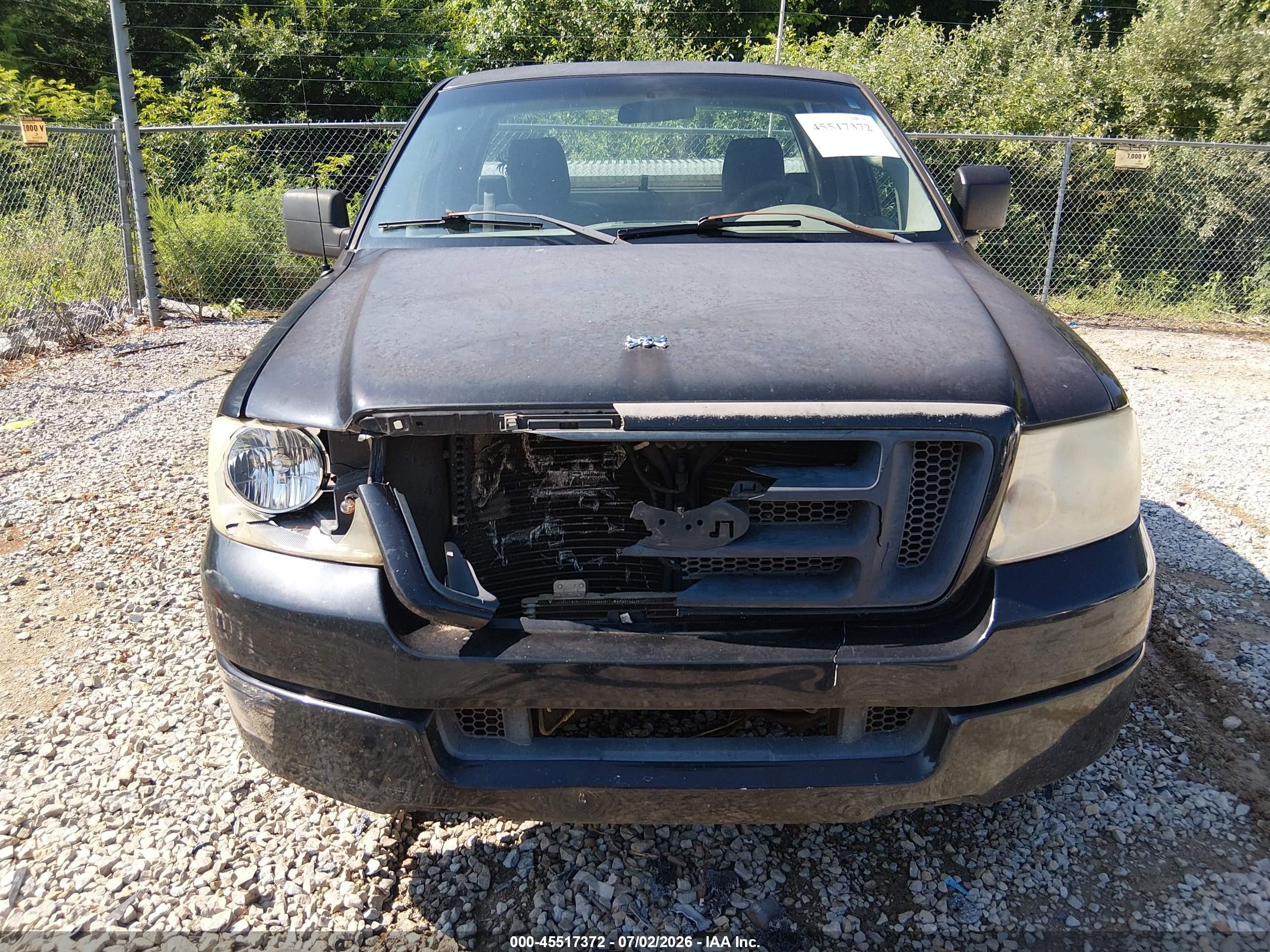 2004 Ford F-150 Stx/xl/xlt Black vin: 1FTRF12W34NC21405