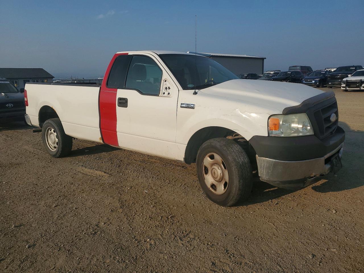 2007 Ford F150 White vin: 1FTRF12W37KC48013