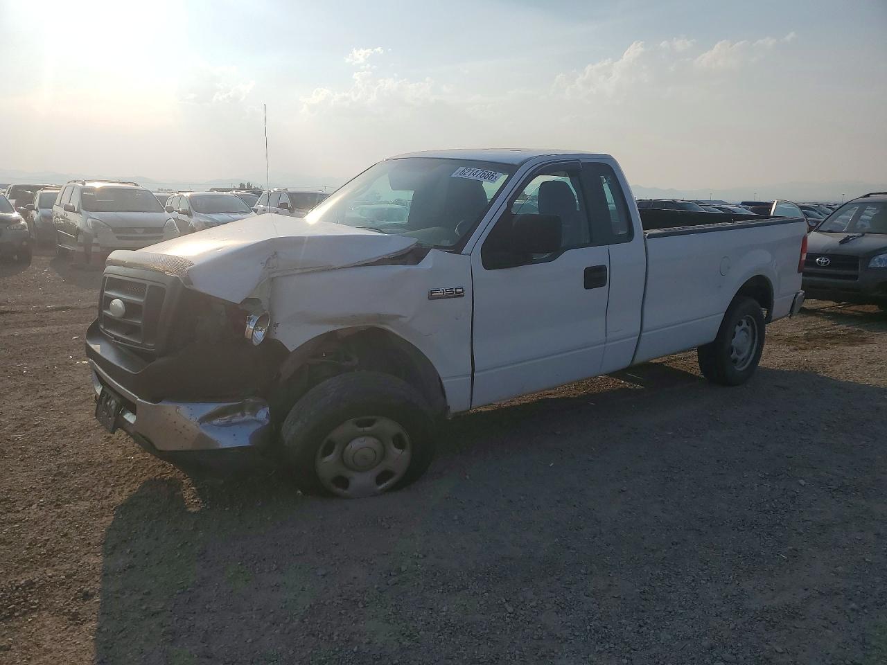 2007 Ford F150 White vin: 1FTRF12W37KC48013