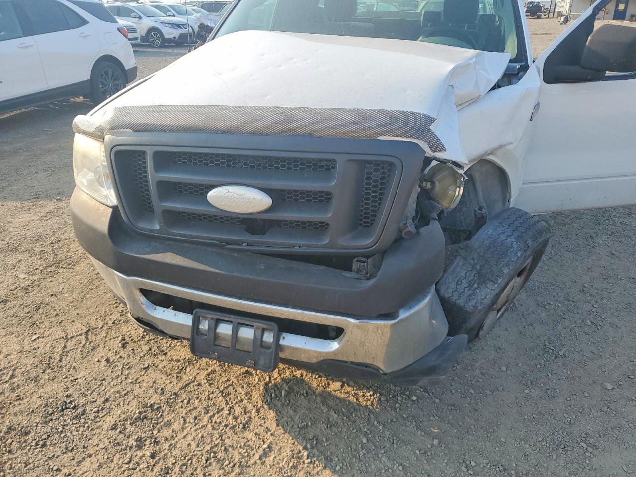 2007 Ford F150 White vin: 1FTRF12W37KC48013