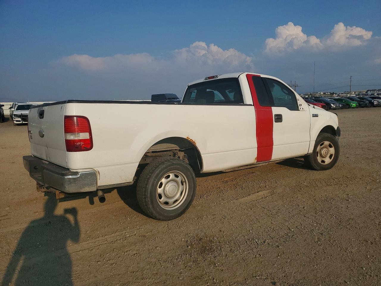 2007 Ford F150 White vin: 1FTRF12W37KC48013