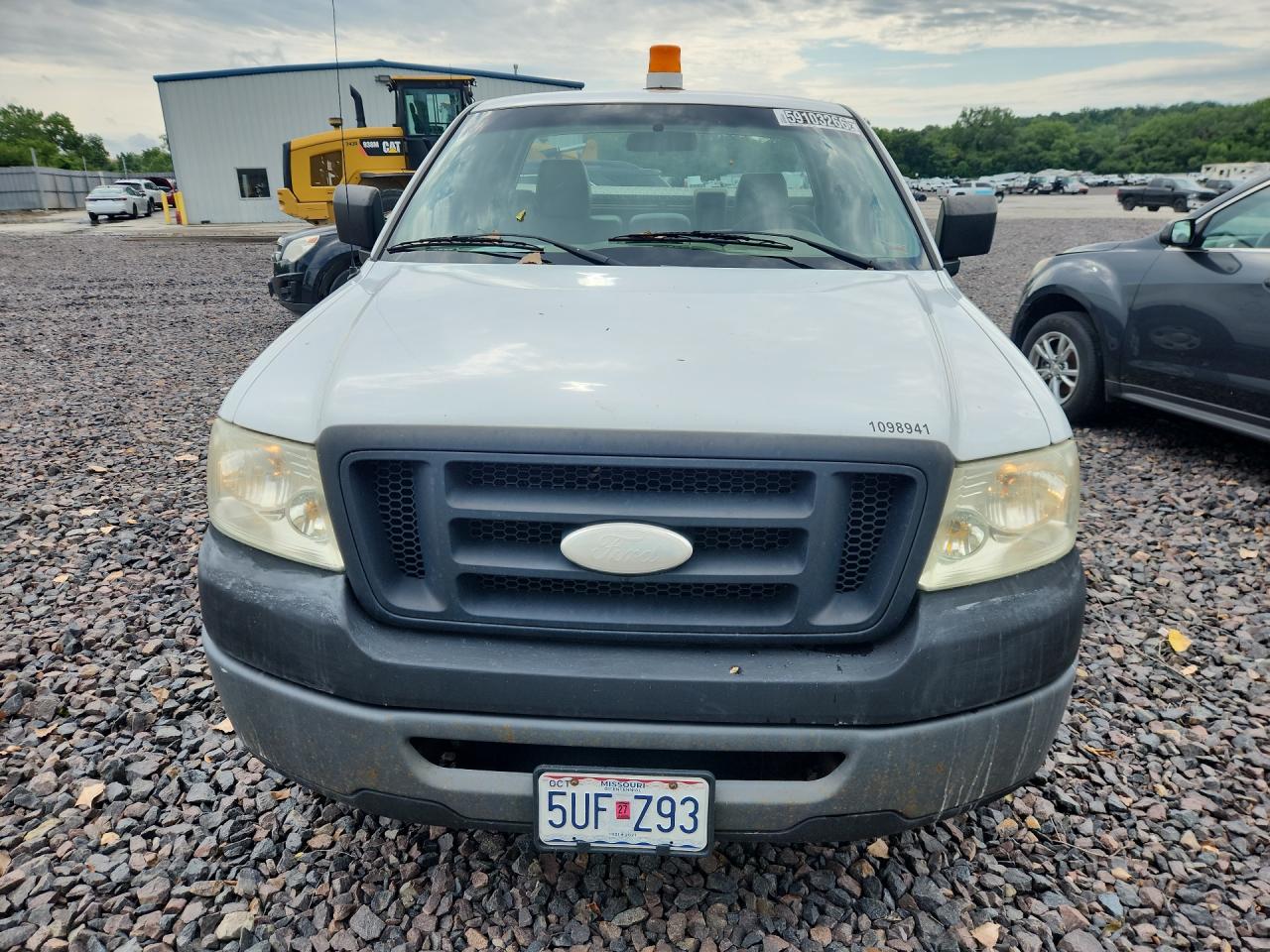 2007 Ford F150 Белый vin: 1FTRF12W37NA77424 Damage: Left Head Lamp, Faded, Repair Required