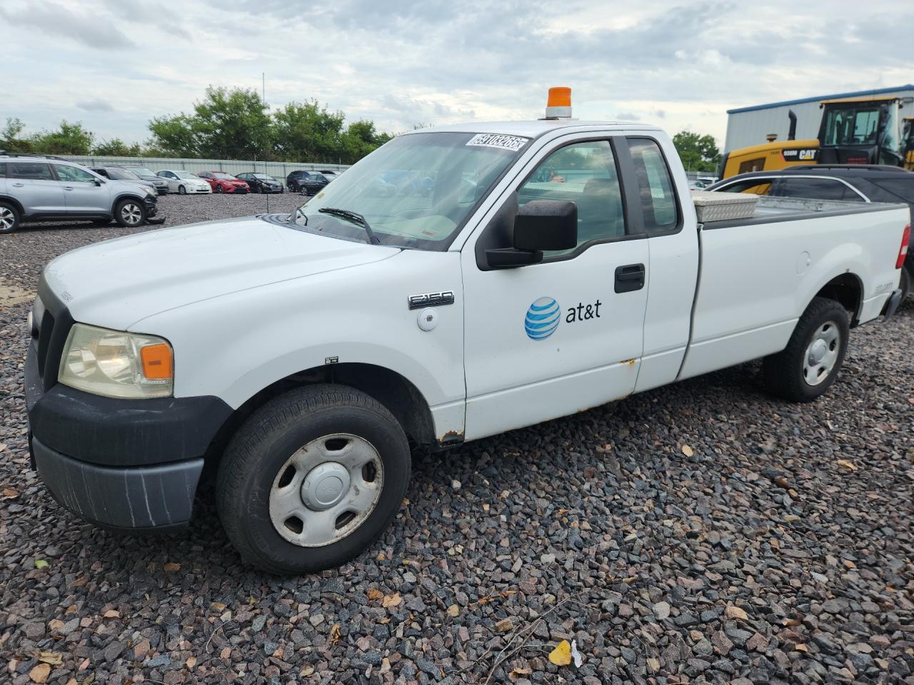 2007 Ford F150 Белый vin: 1FTRF12W37NA77424 Damage: Left Front Fender, Rust, Severe Damage