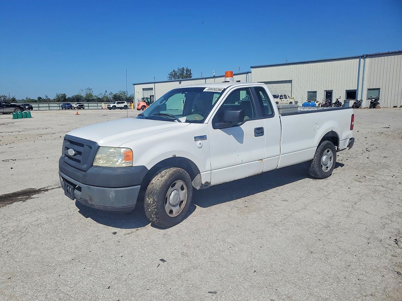 2007 Ford F150 White vin: 1FTRF12W37NA77424