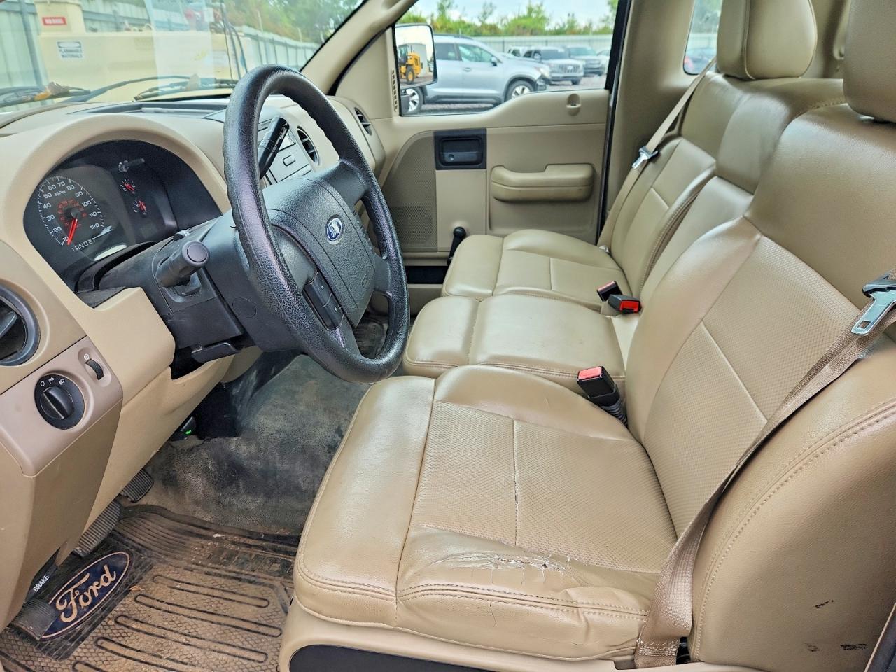 2007 Ford F150 White vin: 1FTRF12W37NA77424