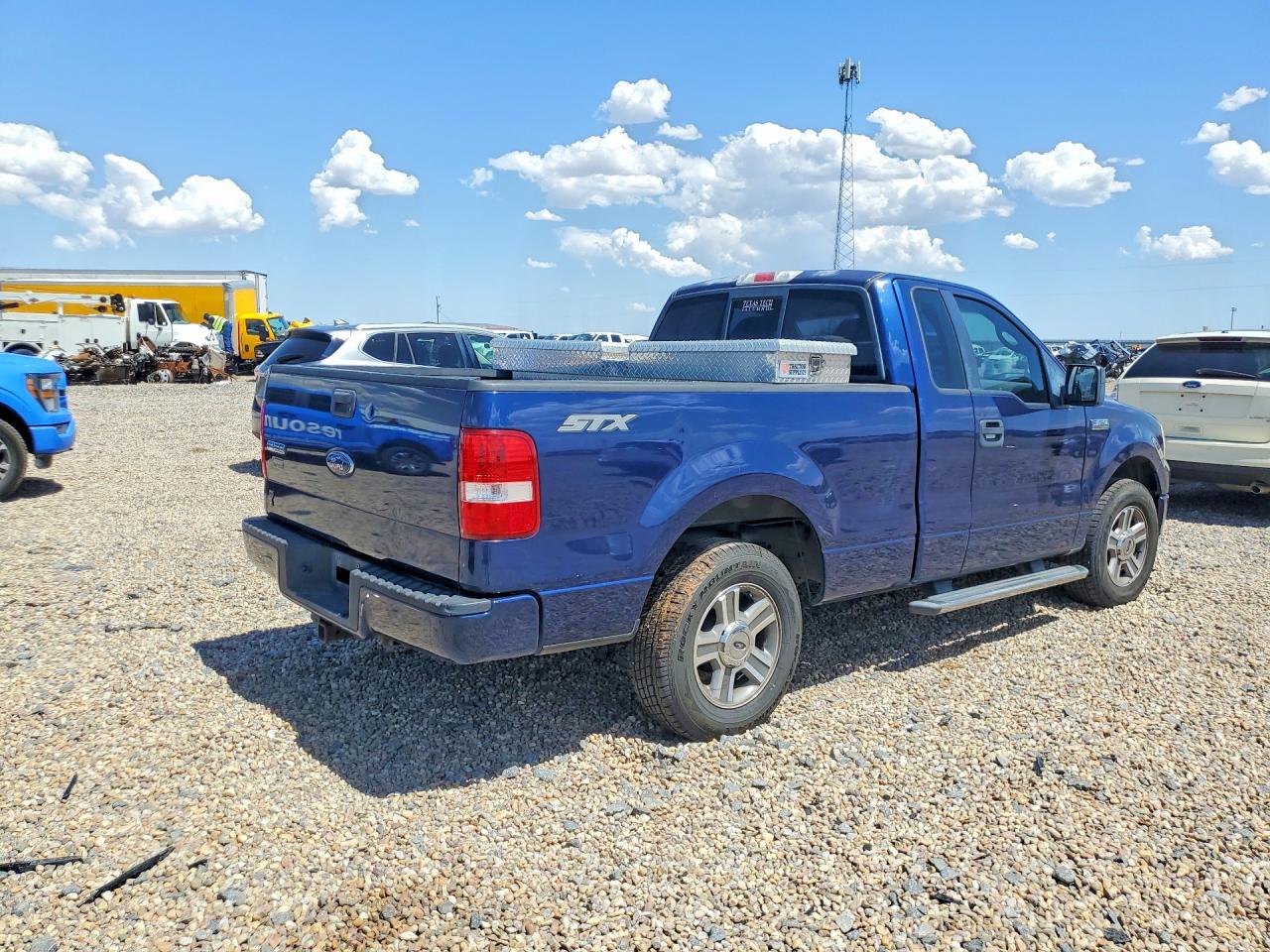 2008 Ford F150 Blue vin: 1FTRF12W38KE06089