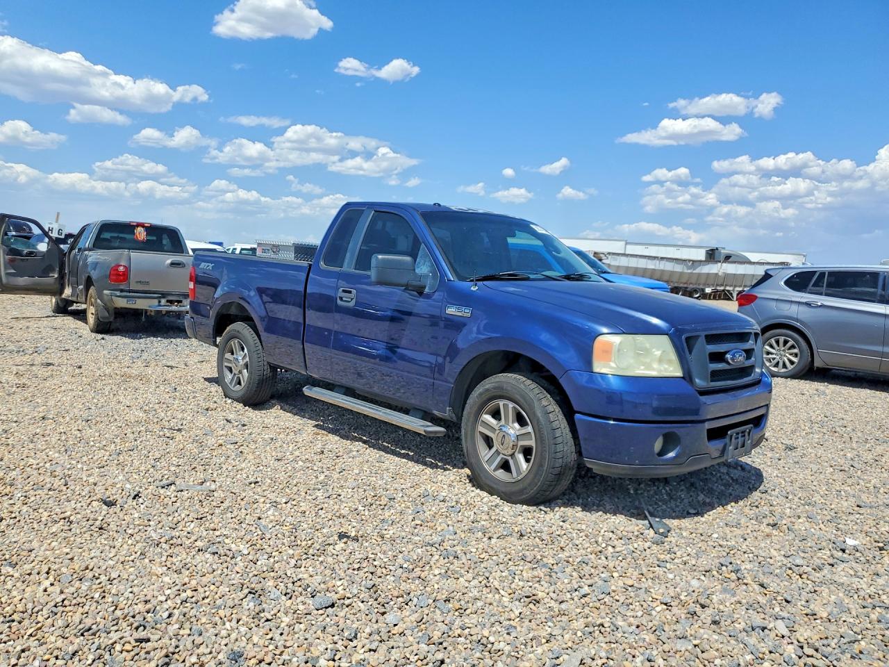 2008 Ford F150 Blue vin: 1FTRF12W38KE06089