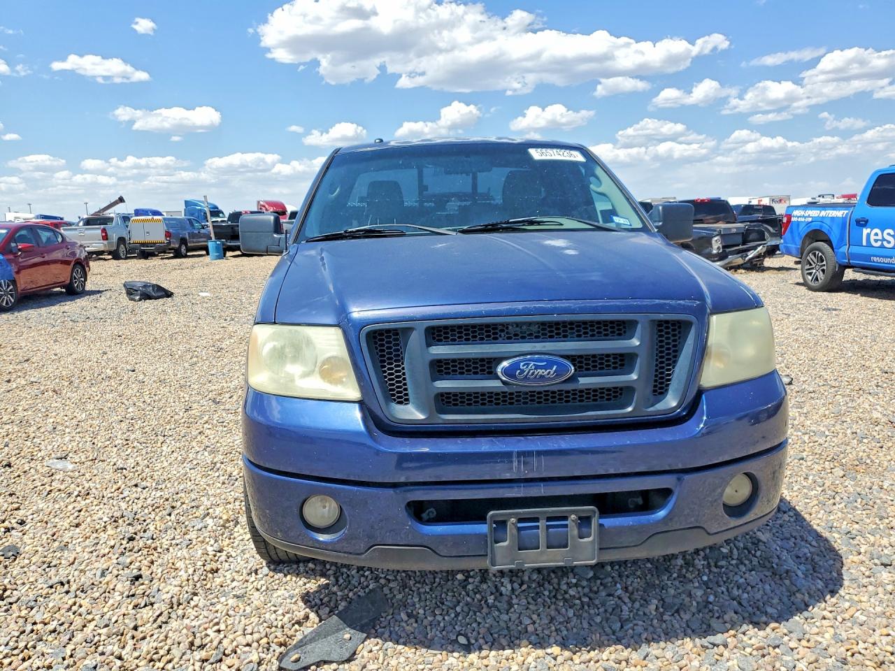 2008 Ford F150 Blue vin: 1FTRF12W38KE06089