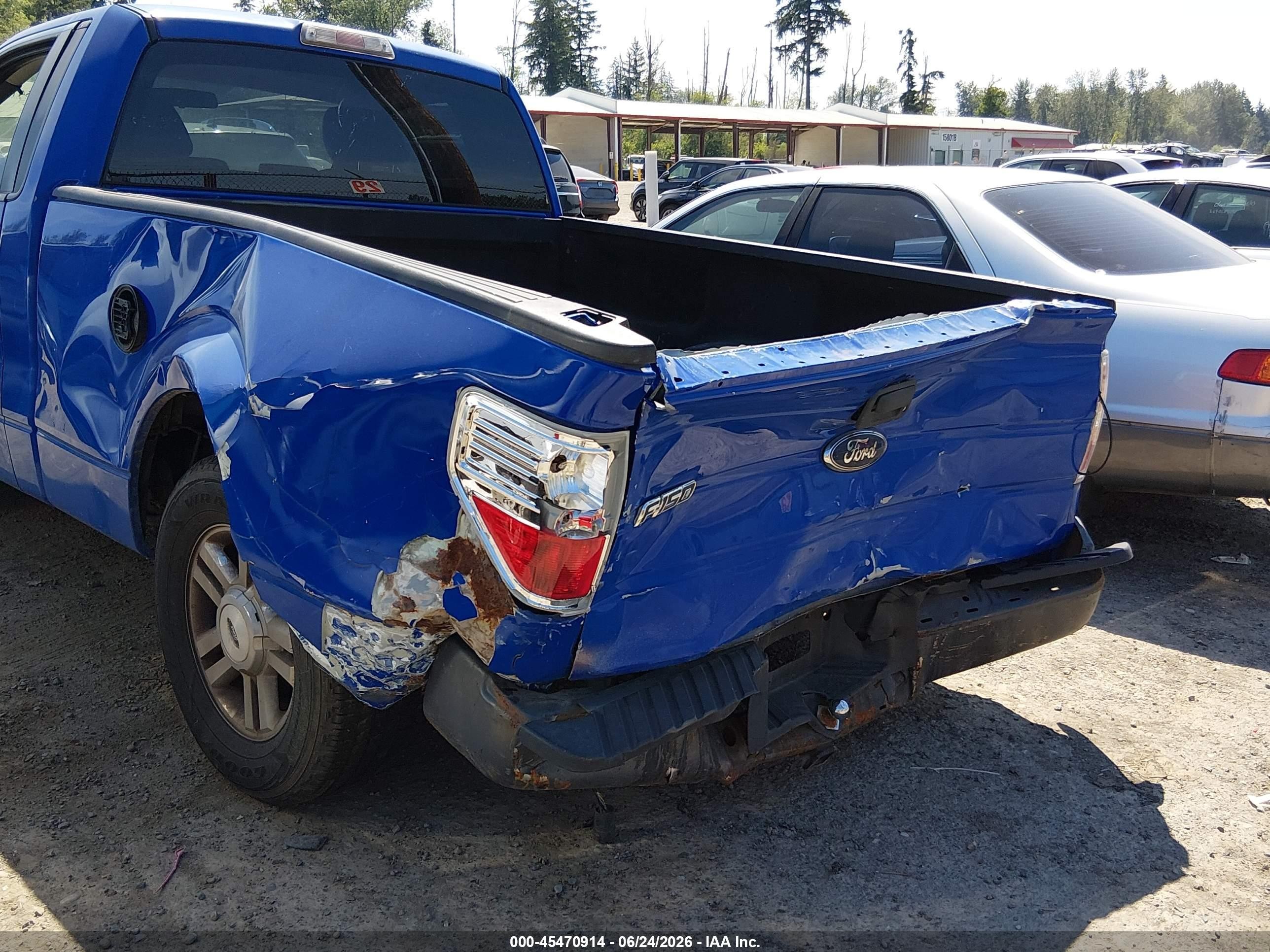 2009 Ford F-150 Stx/xl/xl W/midbox Prep/xlt/xlt W/midbox Prep Blue vin: 1FTRF12W39KB83022