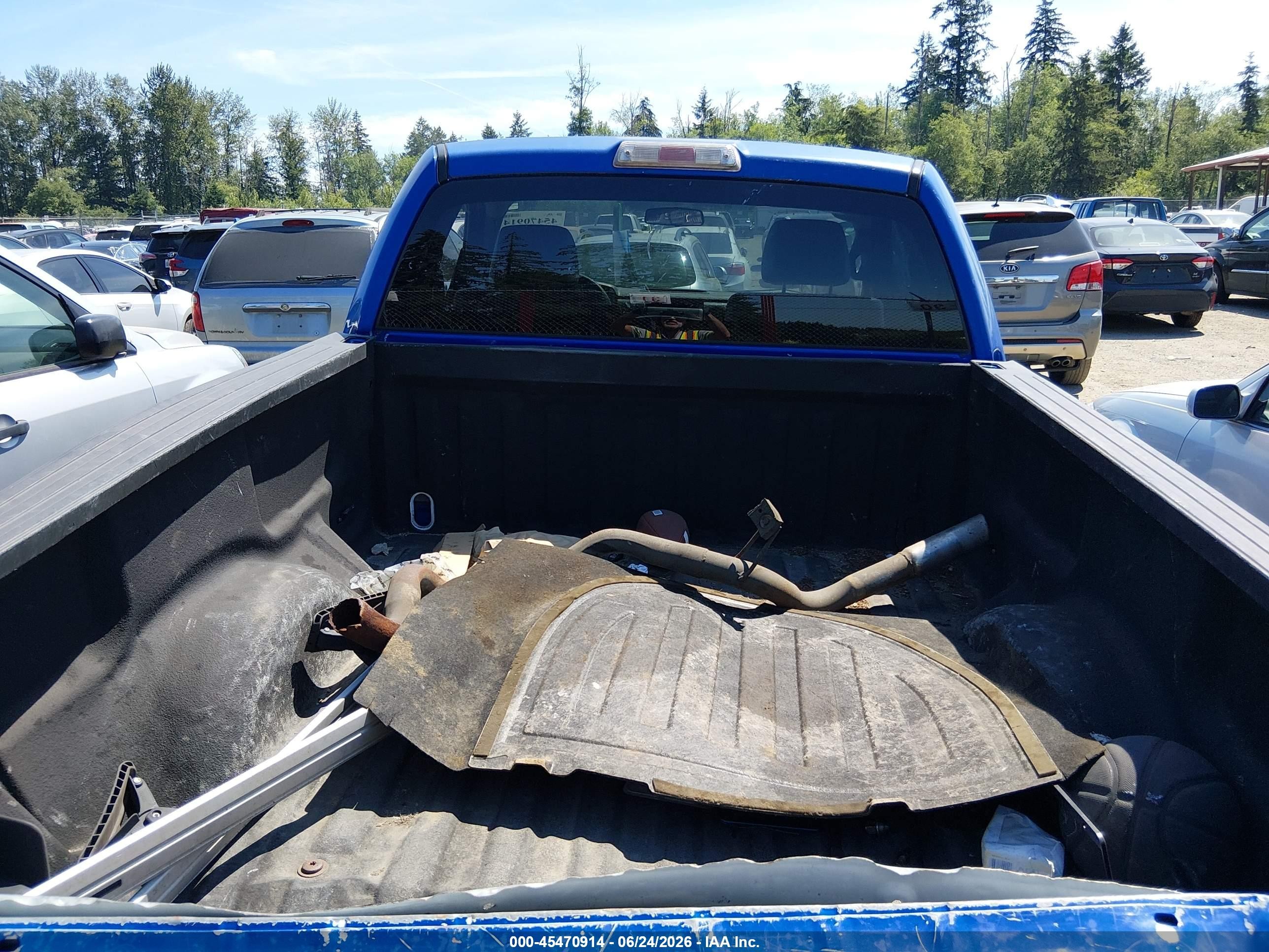 2009 Ford F-150 Stx/xl/xl W/midbox Prep/xlt/xlt W/midbox Prep Blue vin: 1FTRF12W39KB83022