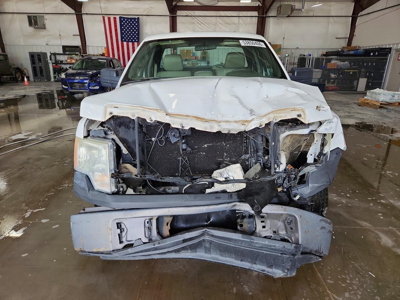 2009 Ford F150 White vin: 1FTRF12W39KB89838