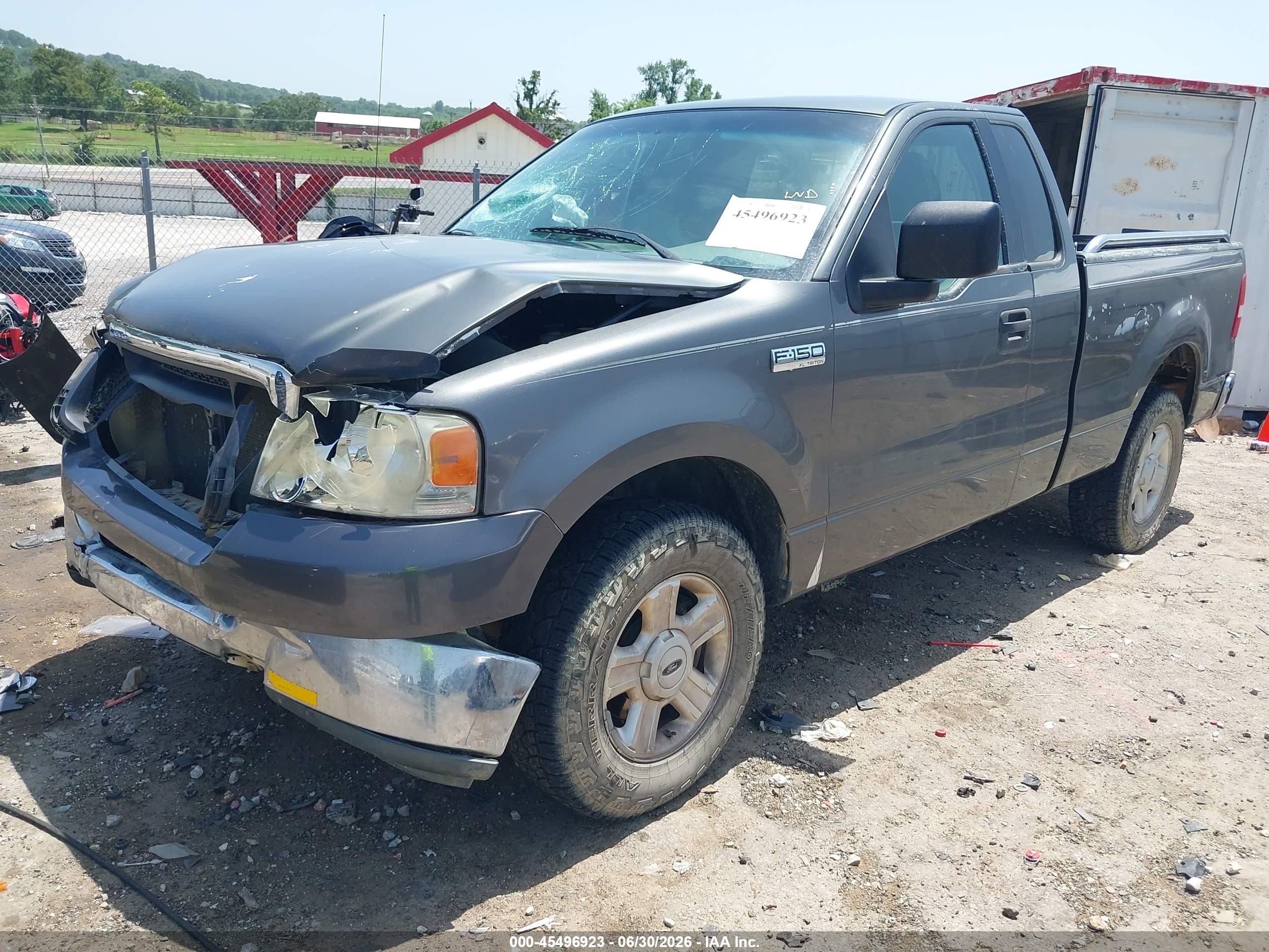 2004 Ford F-150 Stx/xl/xlt Gray vin: 1FTRF12W44NB59447
