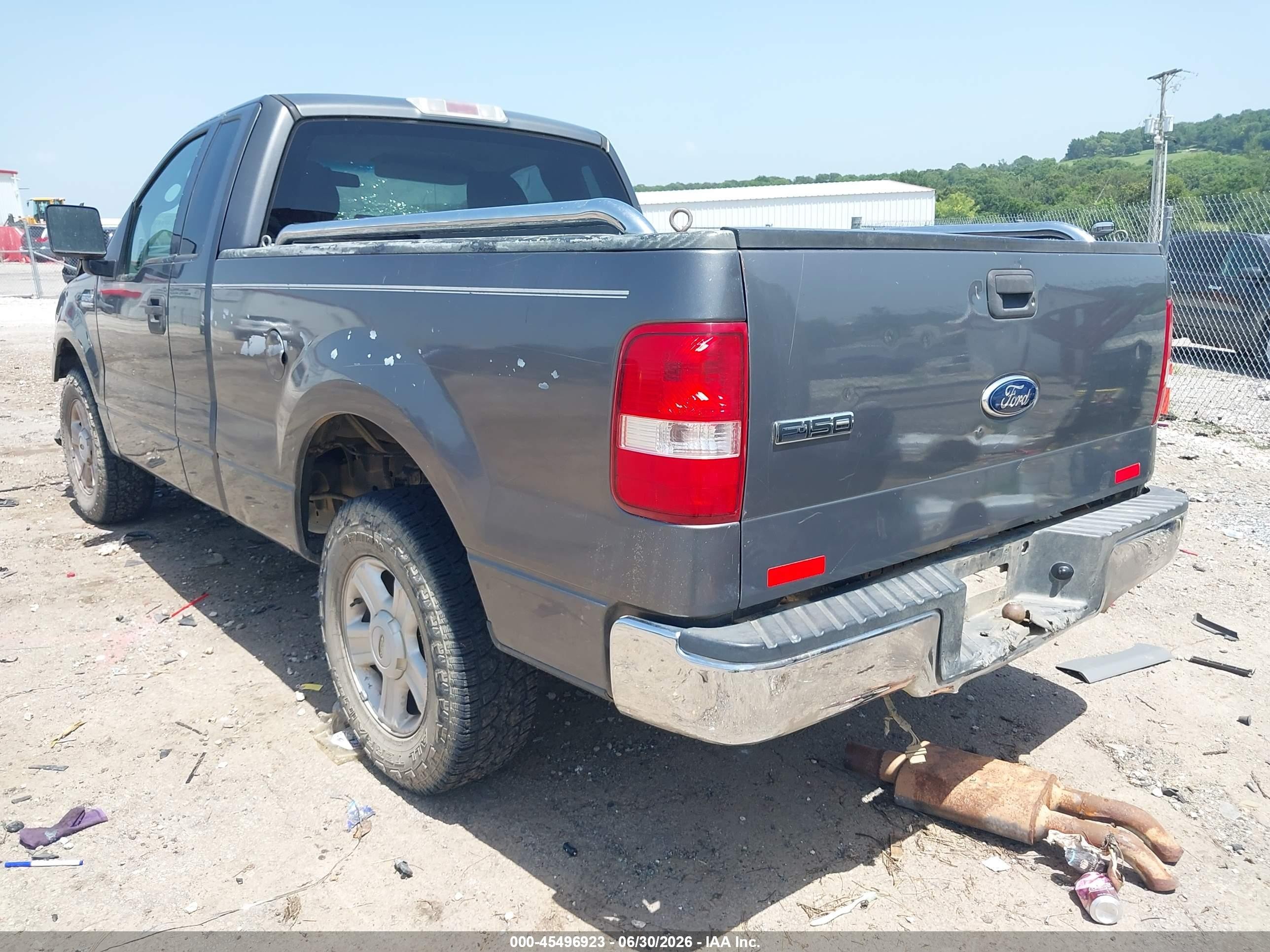 2004 Ford F-150 Stx/xl/xlt Gray vin: 1FTRF12W44NB59447