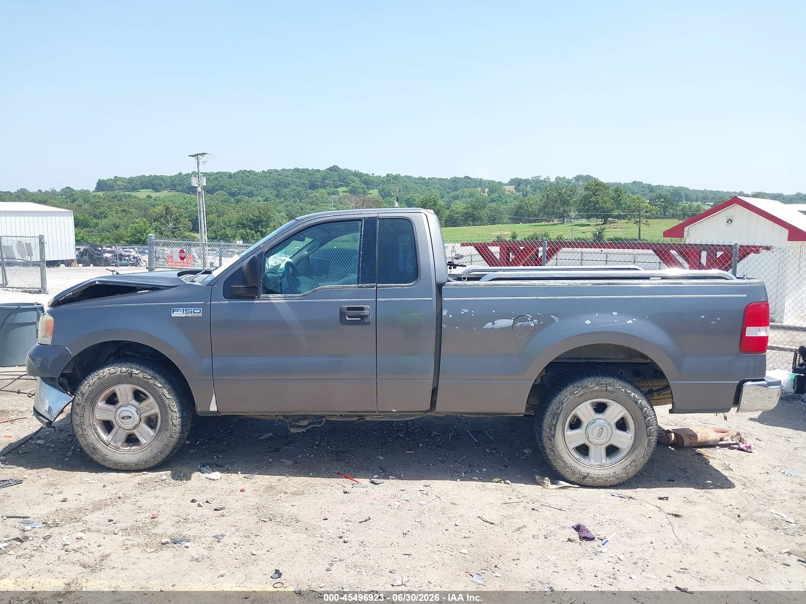 2004 Ford F-150 Stx/xl/xlt Gray vin: 1FTRF12W44NB59447