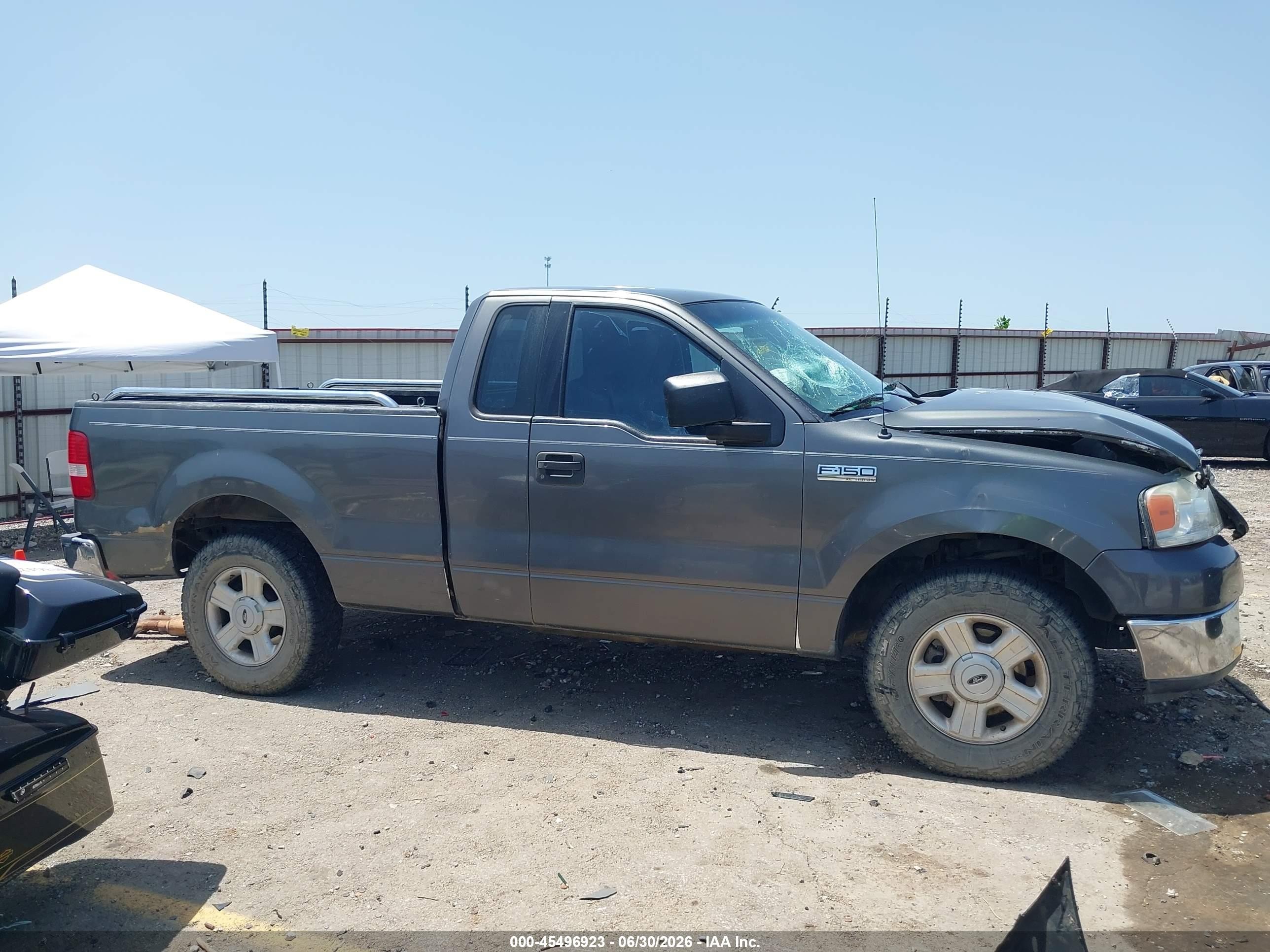 2004 Ford F-150 Stx/xl/xlt Gray vin: 1FTRF12W44NB59447