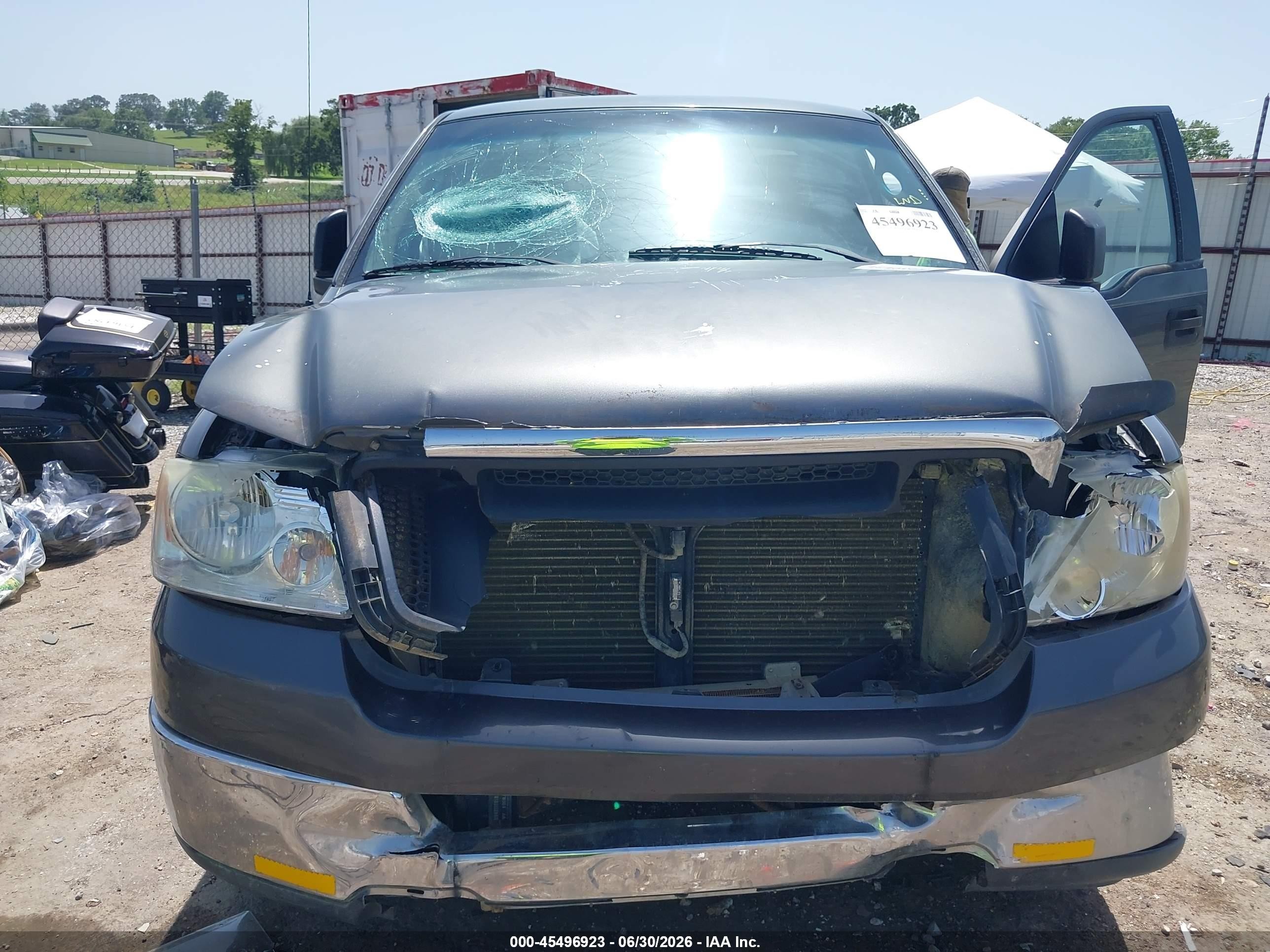 2004 Ford F-150 Stx/xl/xlt Gray vin: 1FTRF12W44NB59447