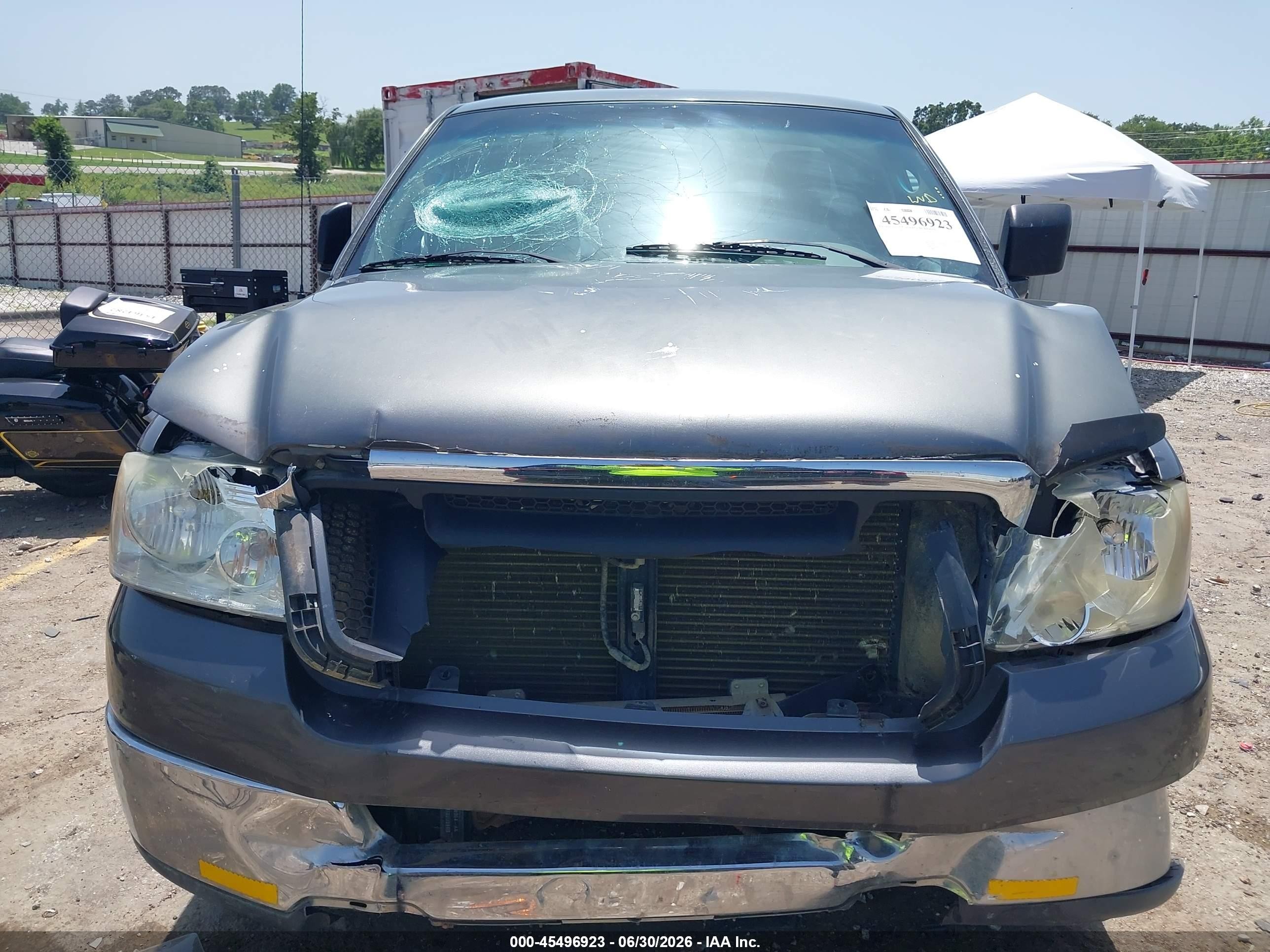 2004 Ford F-150 Stx/xl/xlt Gray vin: 1FTRF12W44NB59447