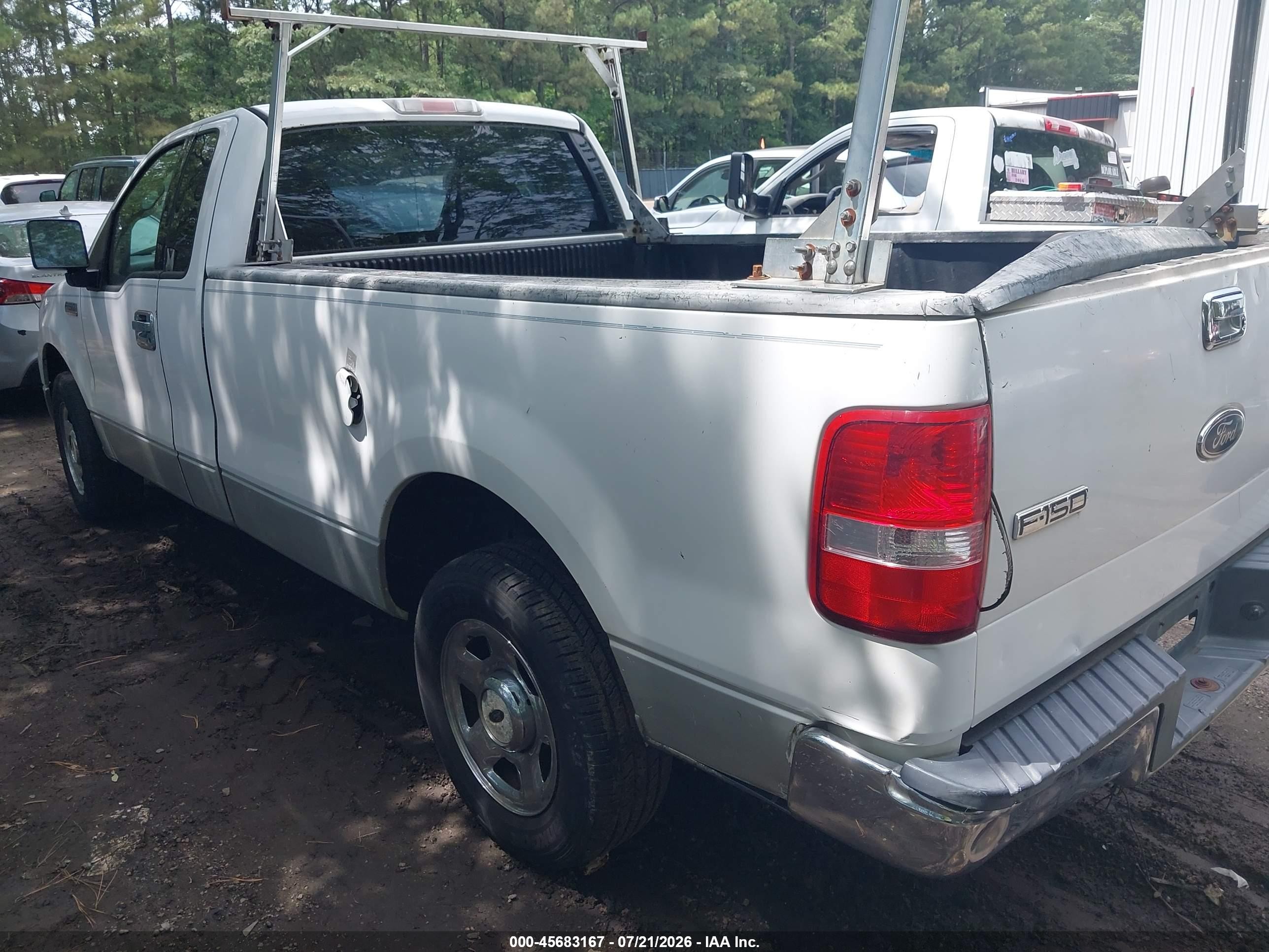 2004 Ford F-150 Stx/xl/xlt White vin: 1FTRF12W44NB89936