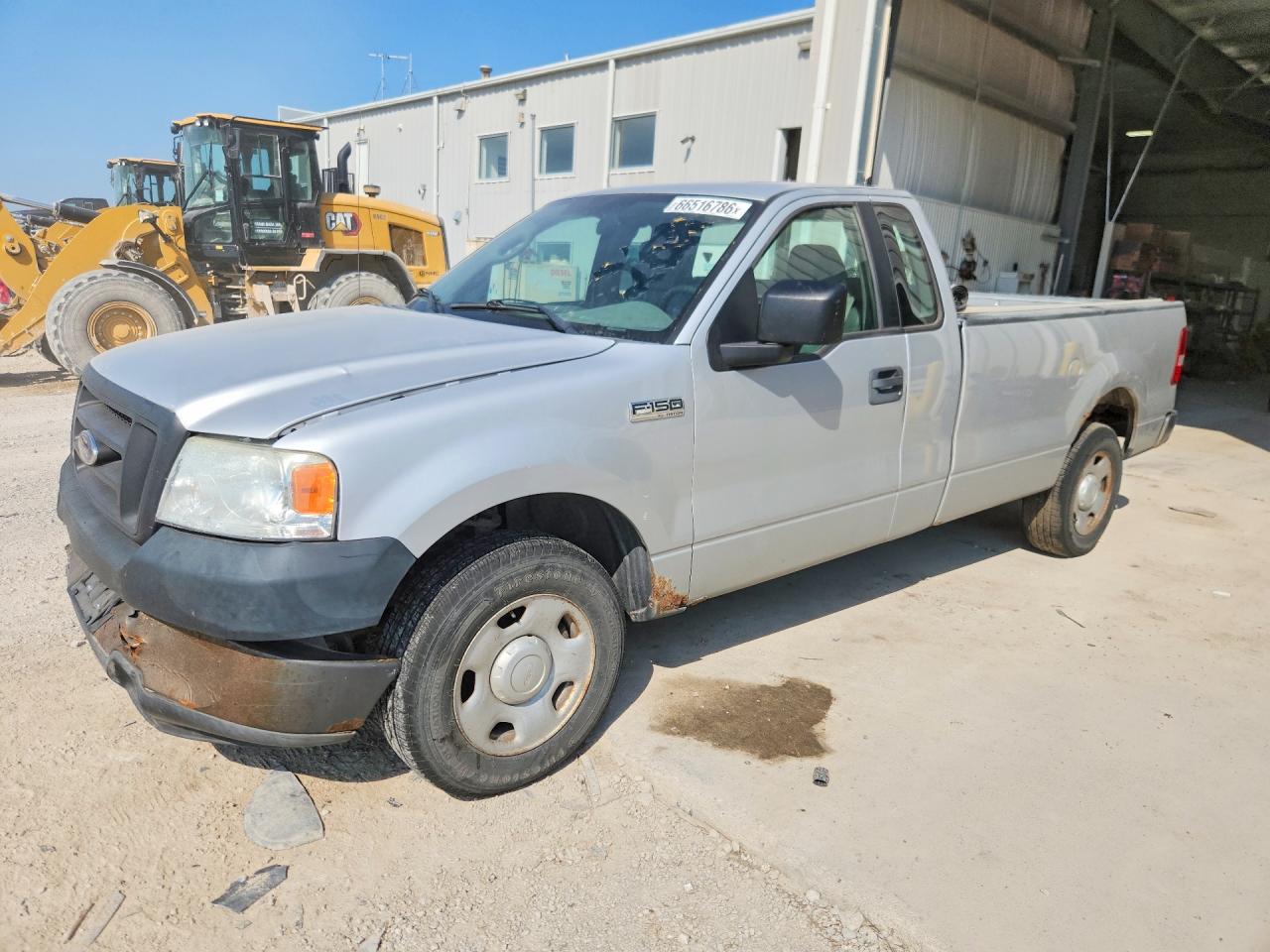 2005 Ford F150 Silver vin: 1FTRF12W45NA34773