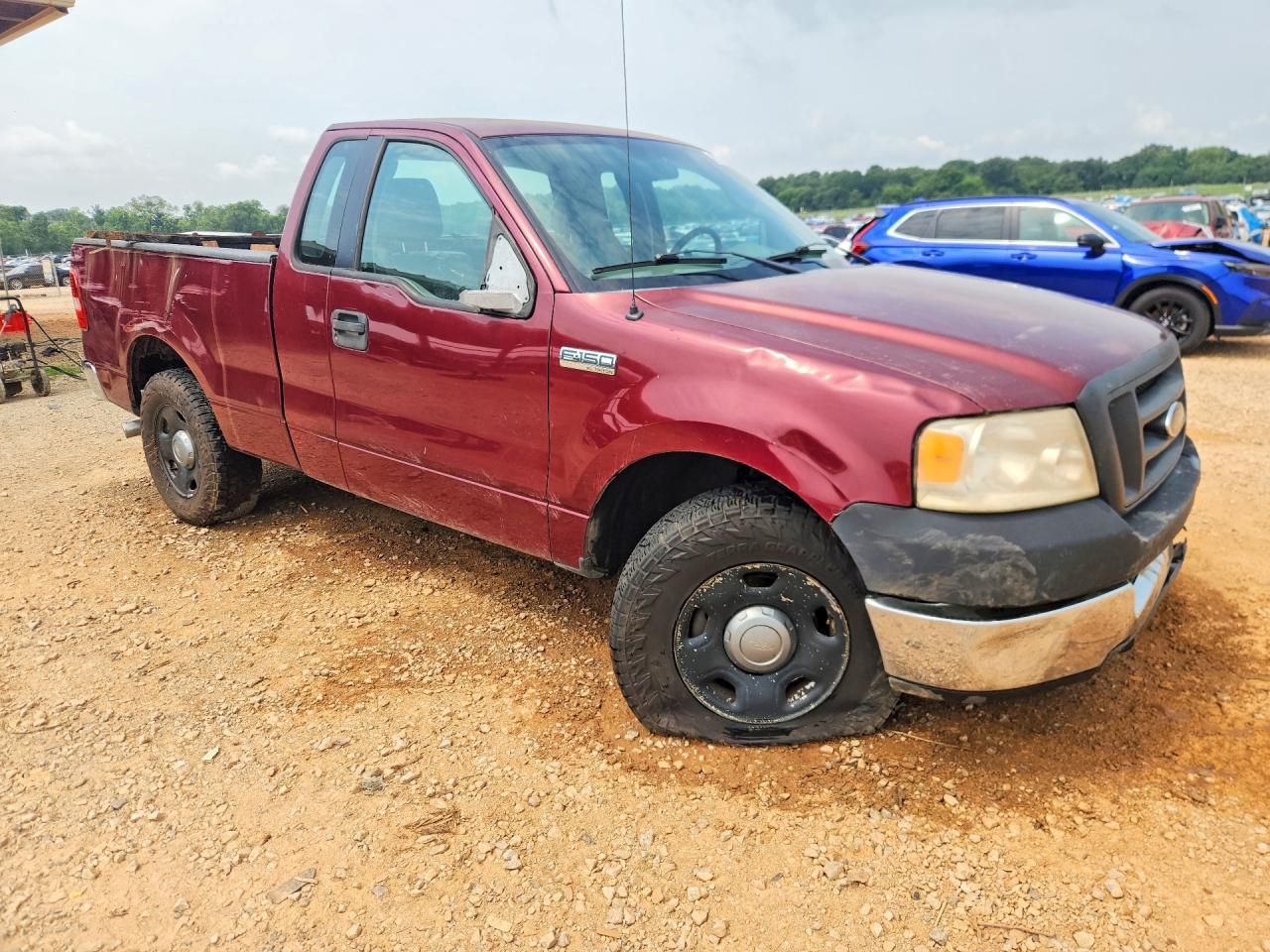 2005 Ford F150 Purple vin: 1FTRF12W45NB69803