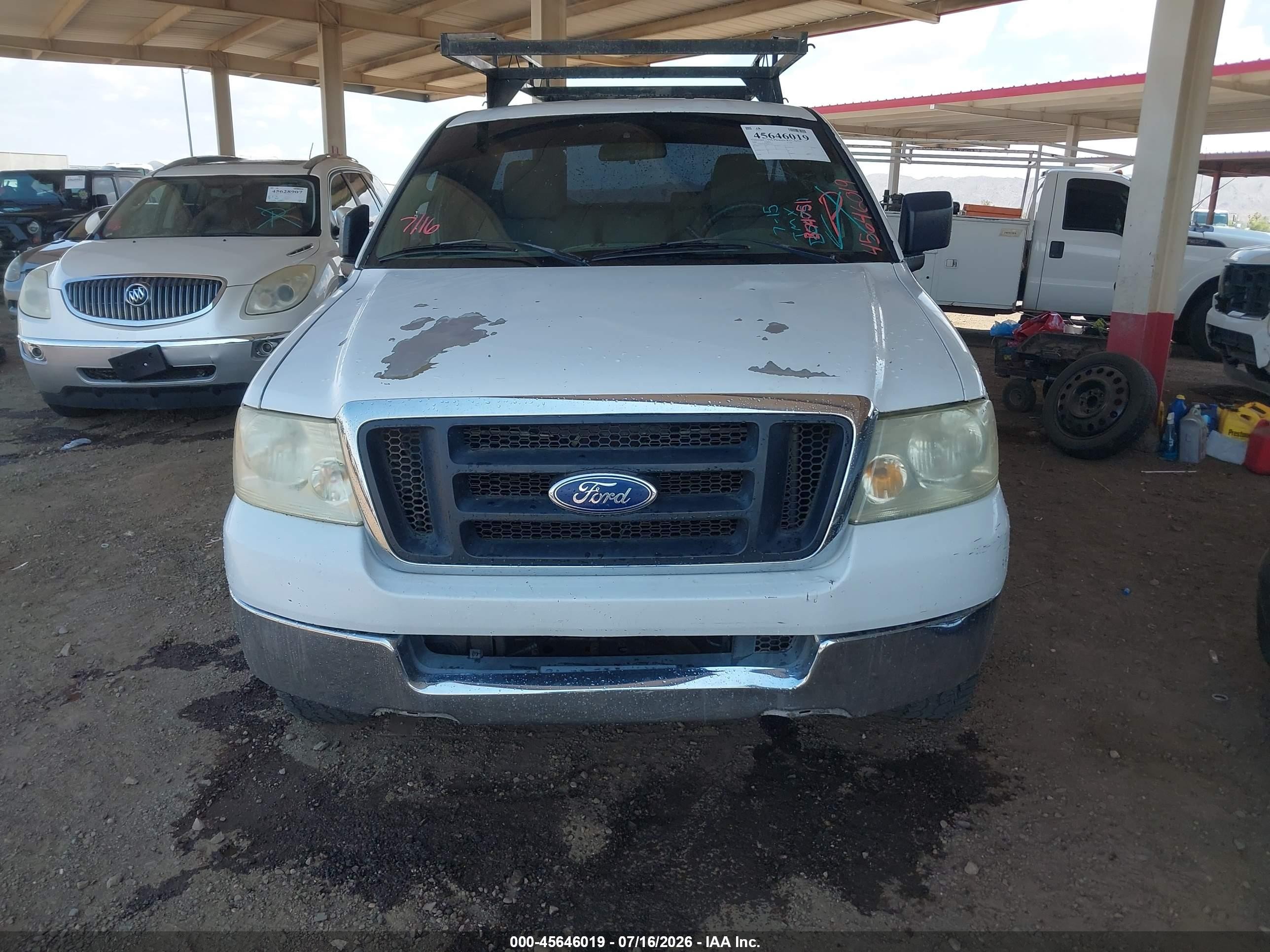 2006 Ford F-150 Stx/xl/xlt White vin: 1FTRF12W46KB74051