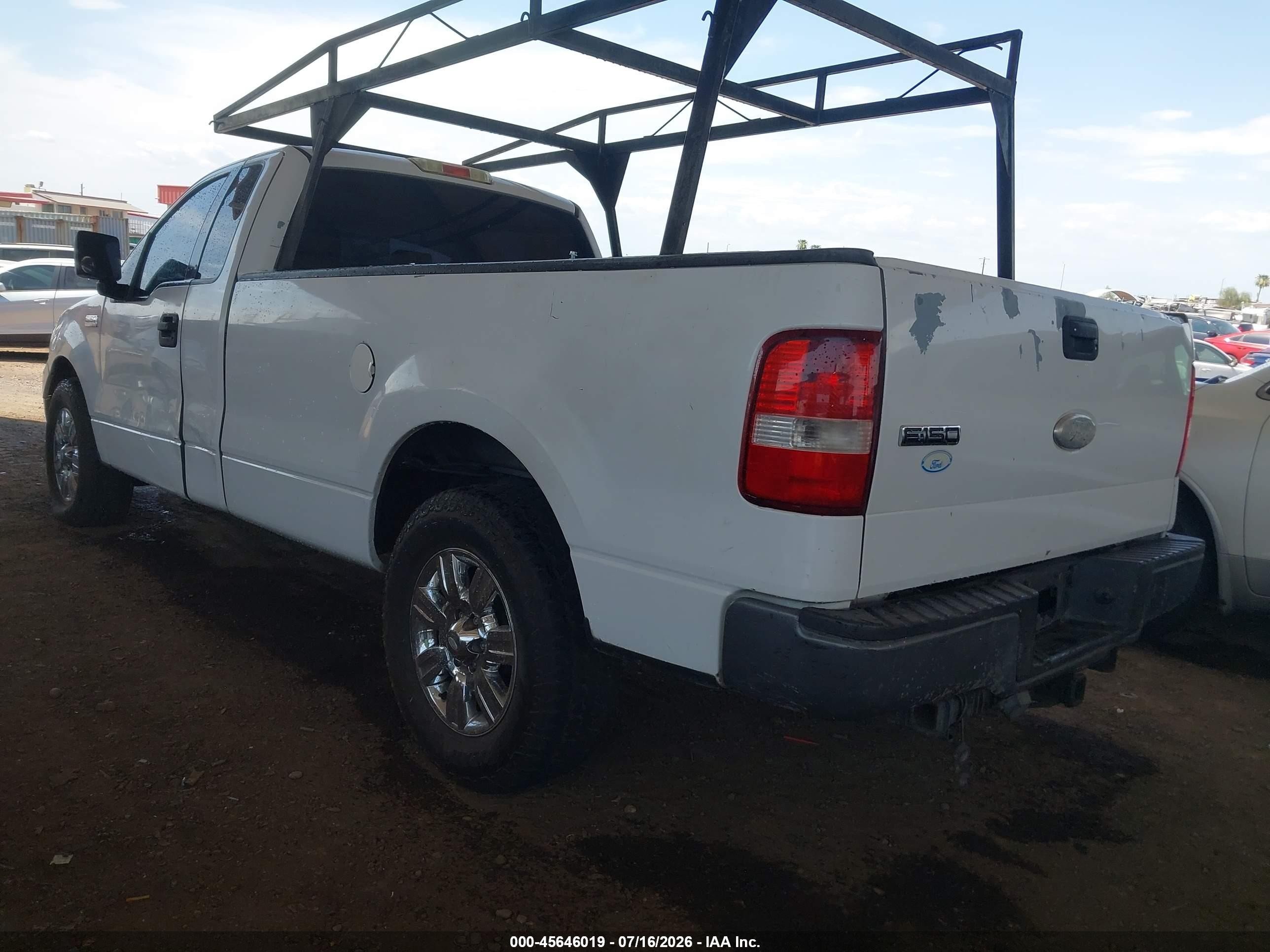 2006 Ford F-150 Stx/xl/xlt White vin: 1FTRF12W46KB74051