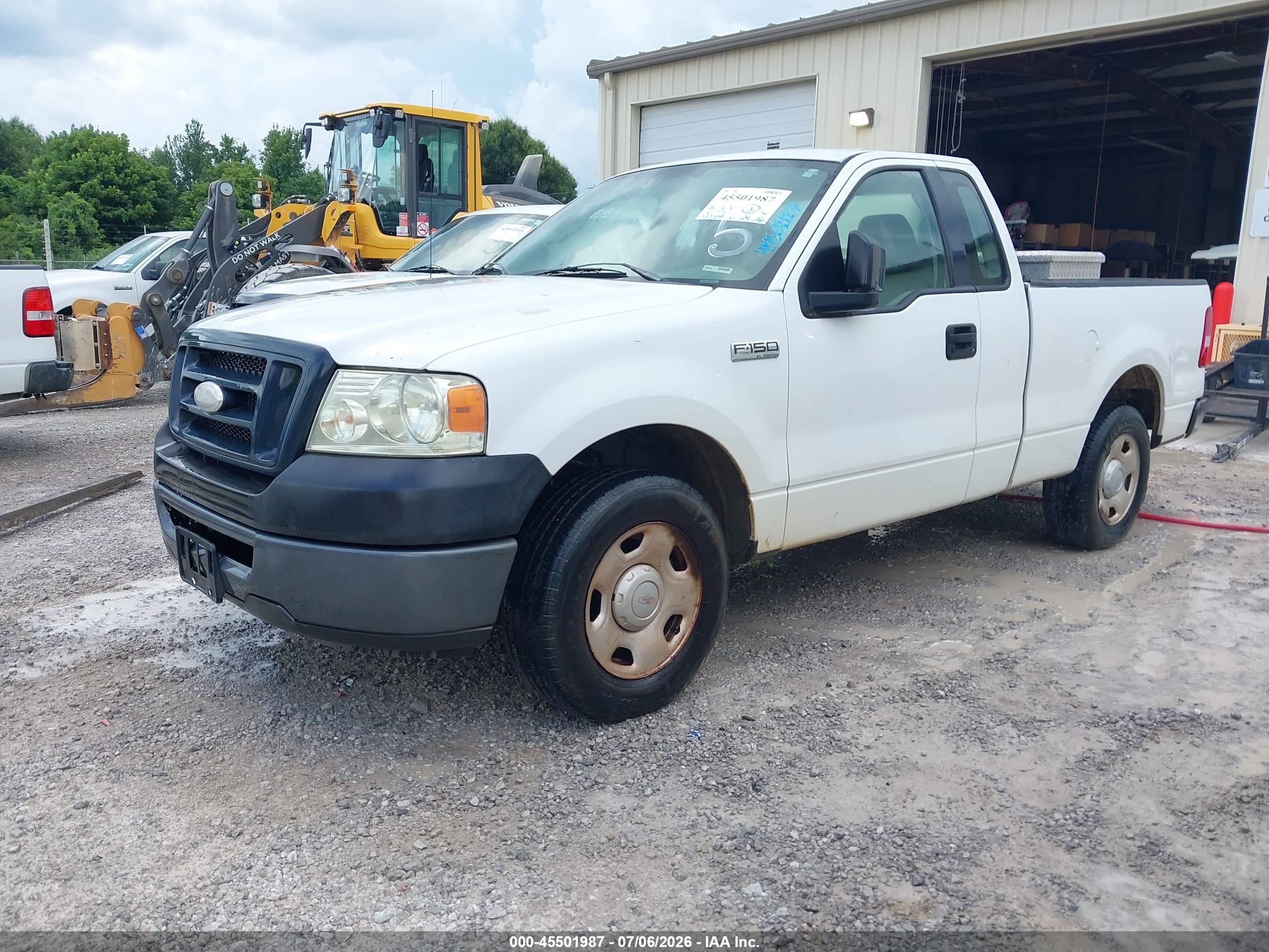 2007 Ford F-150 Stx/xl/xlt Белый vin: 1FTRF12W47NA74077