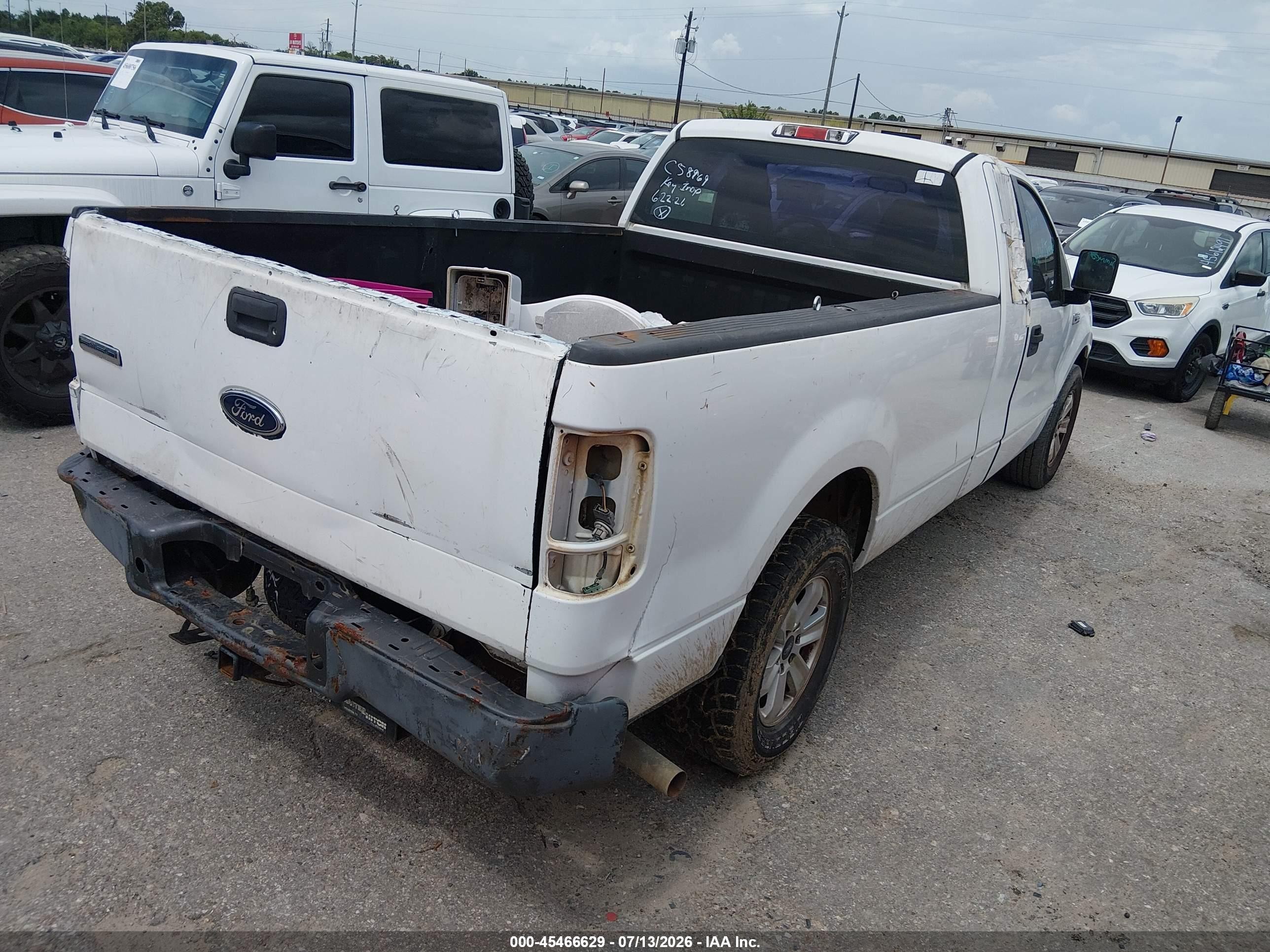 2008 Ford F-150 Fx2/stx/xl/xlt White vin: 1FTRF12W48KC58969