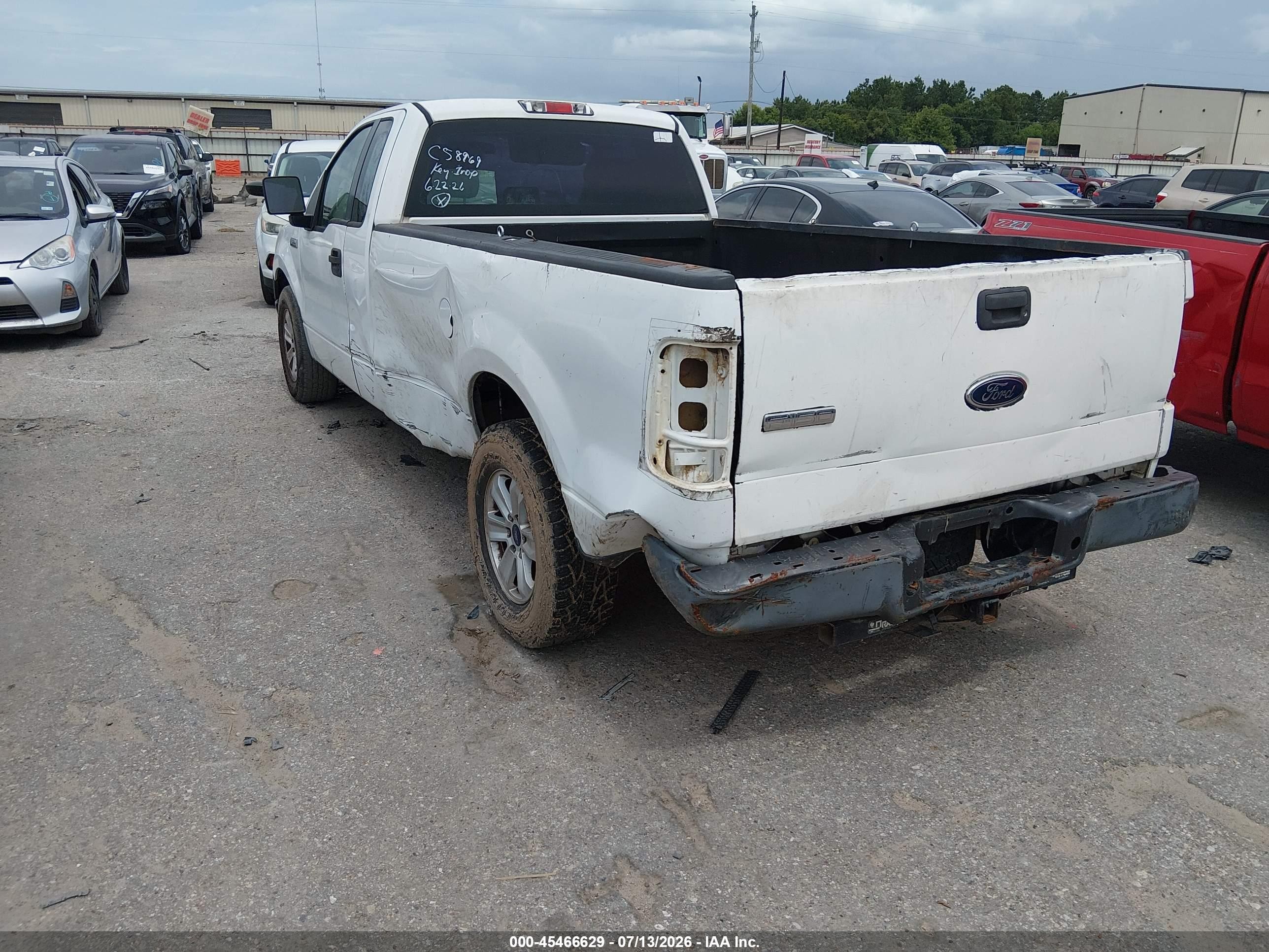 2008 Ford F-150 Fx2/stx/xl/xlt White vin: 1FTRF12W48KC58969