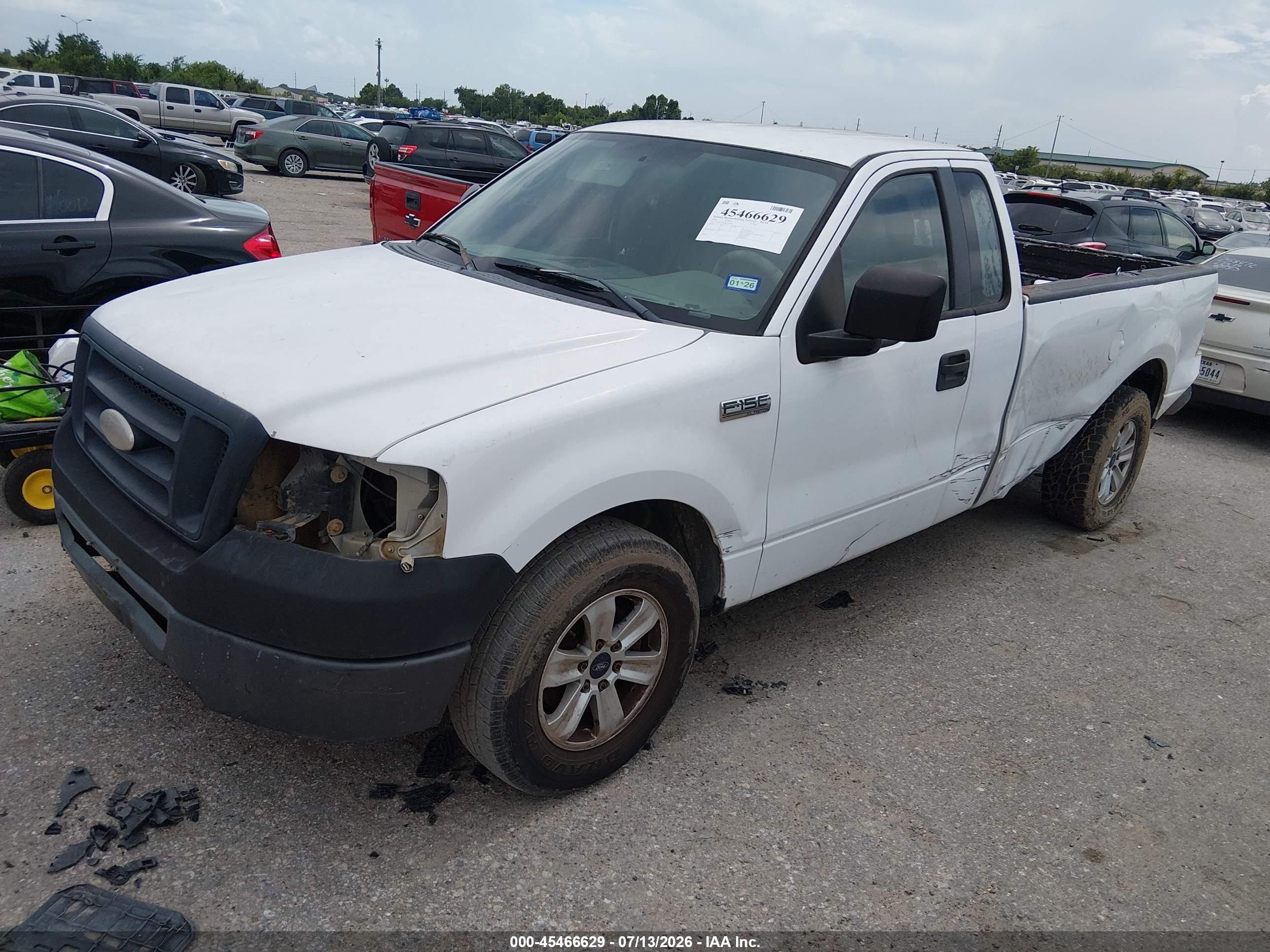 2008 Ford F-150 Fx2/stx/xl/xlt White vin: 1FTRF12W48KC58969