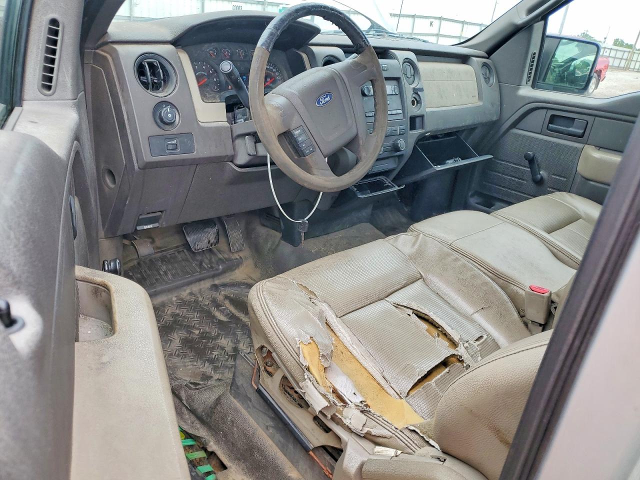 2009 Ford F150 Silver vin: 1FTRF12W49KA73273