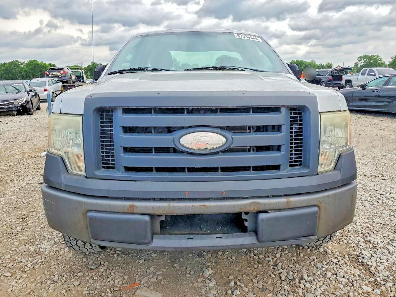 2009 Ford F150 Silver vin: 1FTRF12W49KA73273