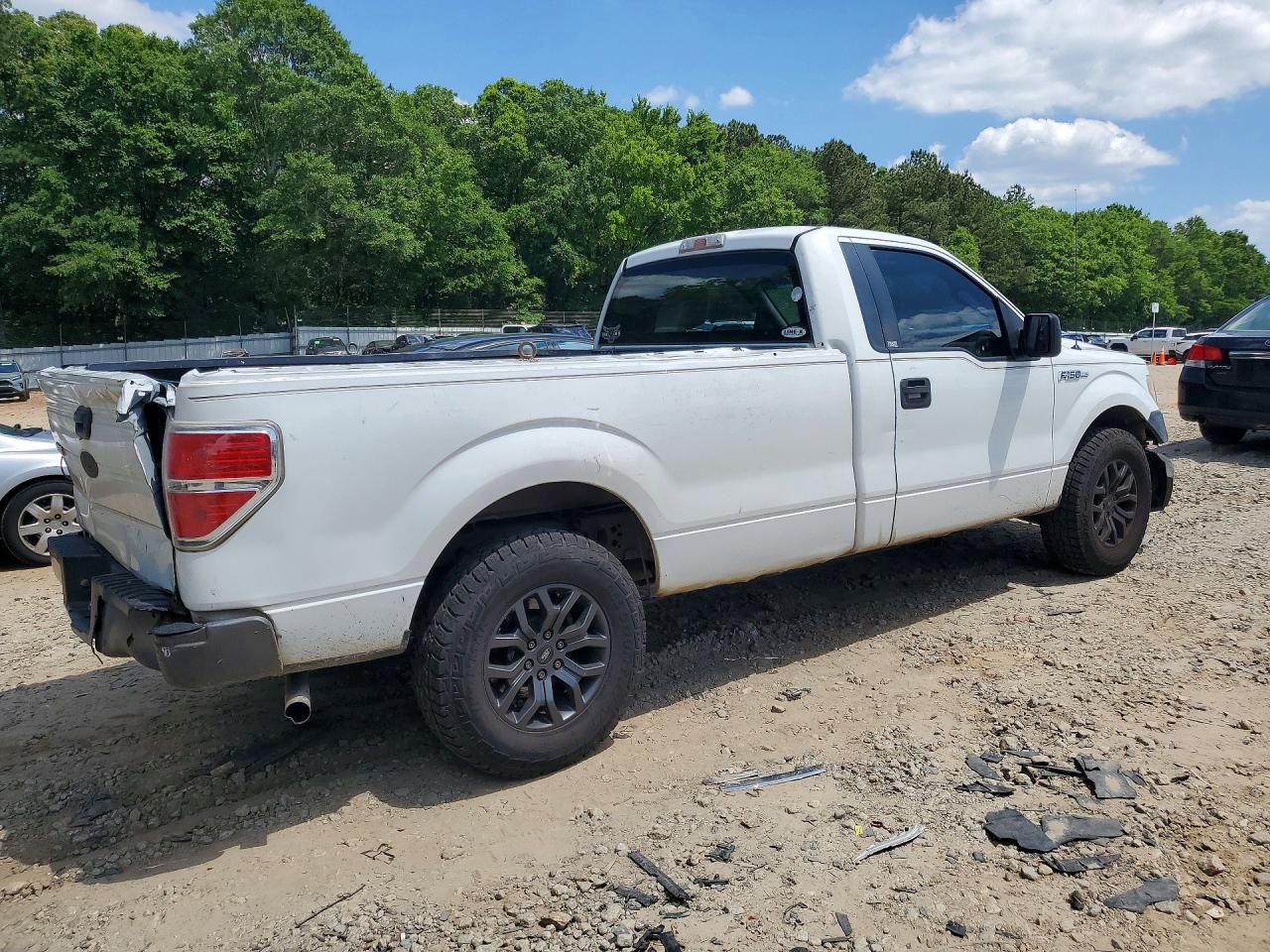 2009 Ford F150 White vin: 1FTRF12W49KB49199