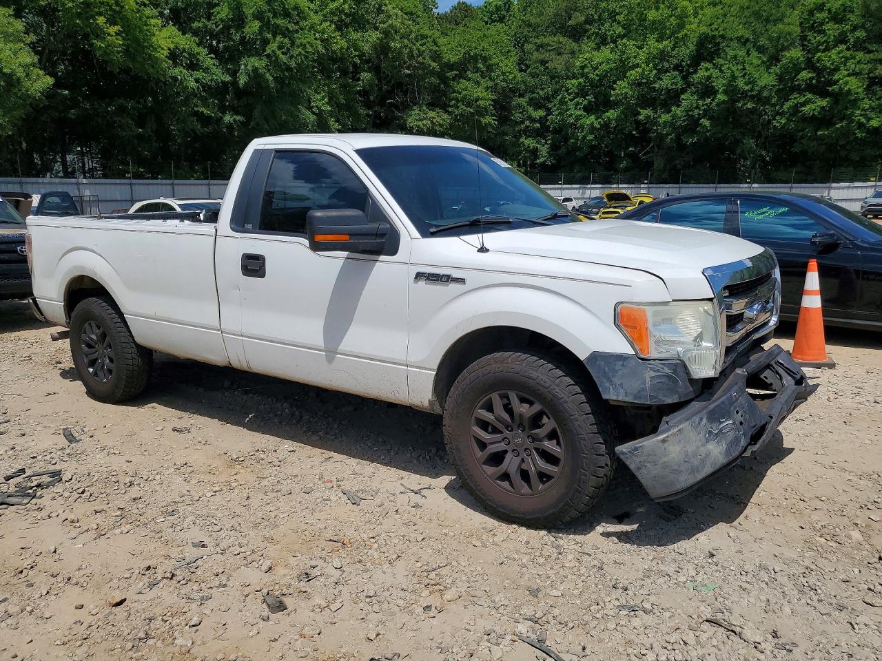 2009 Ford F150 White vin: 1FTRF12W49KB49199