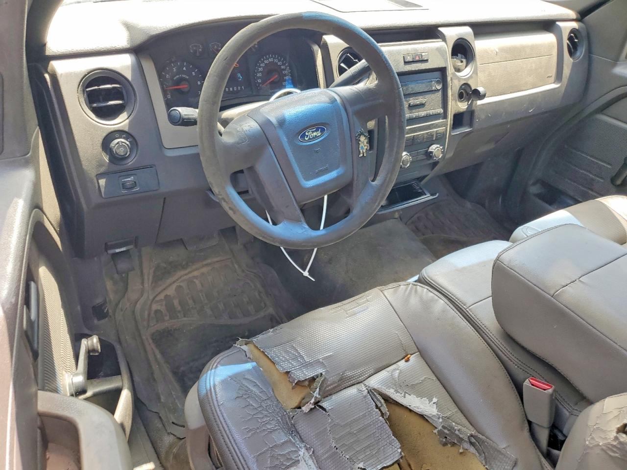 2009 Ford F150 White vin: 1FTRF12W49KB49199