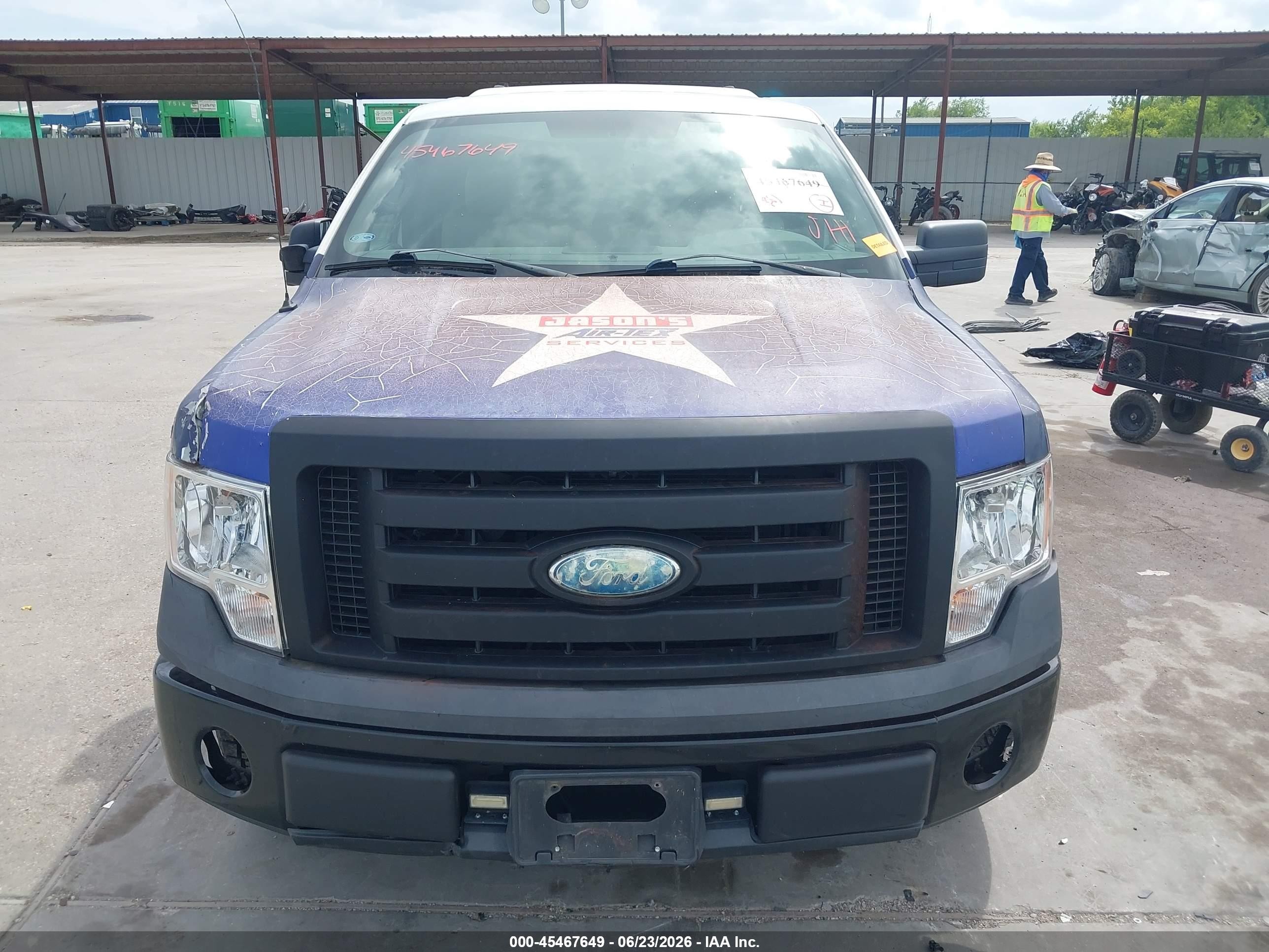 2009 Ford F-150 Stx/xl/xlt/xlt W/midbox Prep Синий vin: 1FTRF12W49KC52073