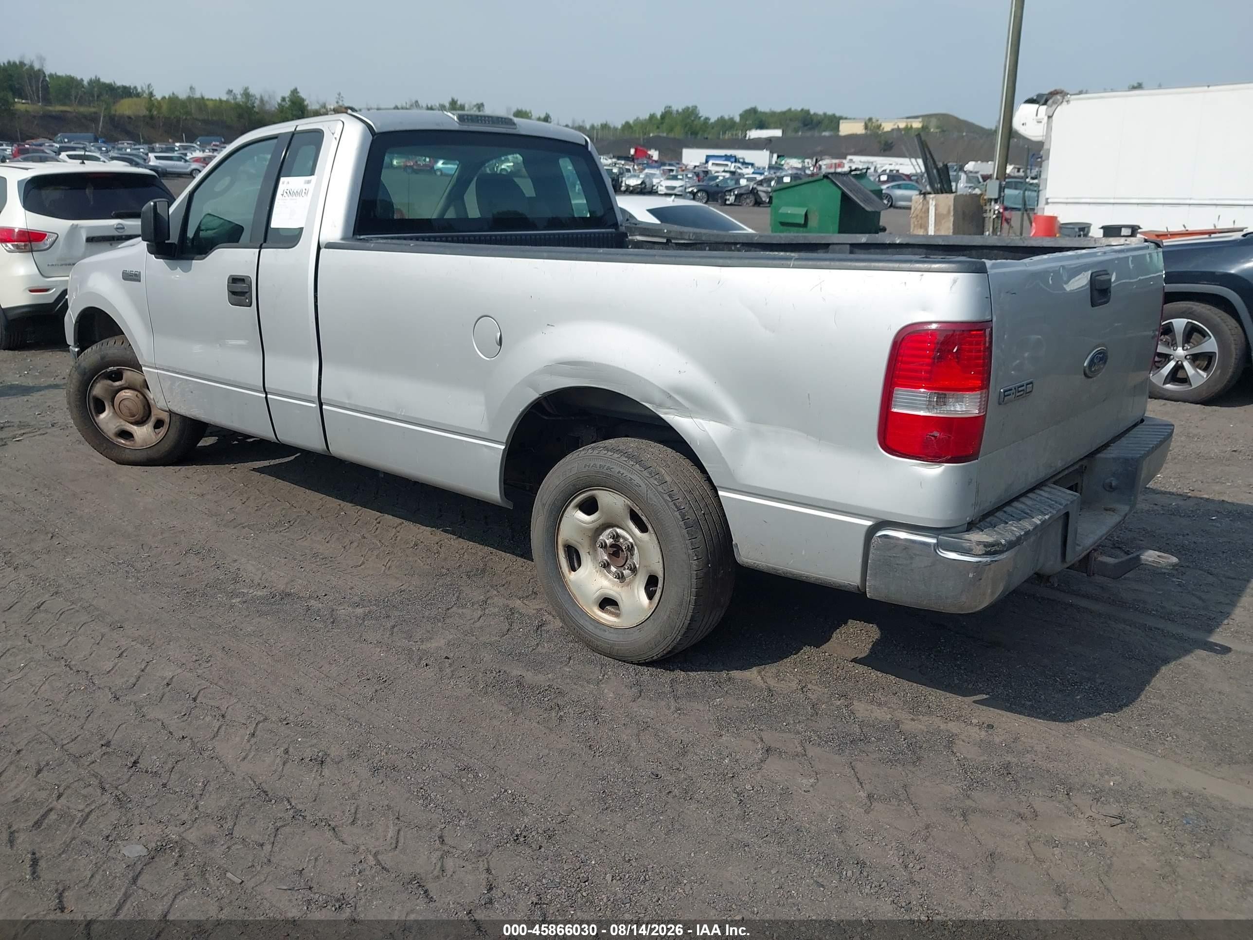 2004 Ford F-150 Stx/xl/xlt Silver vin: 1FTRF12W54NB77925