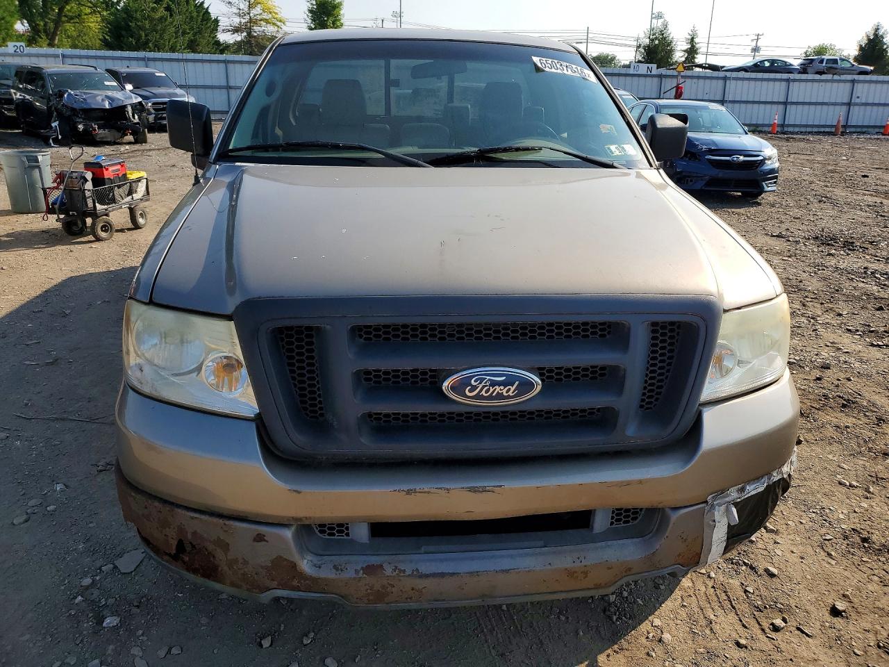 2005 Ford F150 Silver vin: 1FTRF12W55NA39531