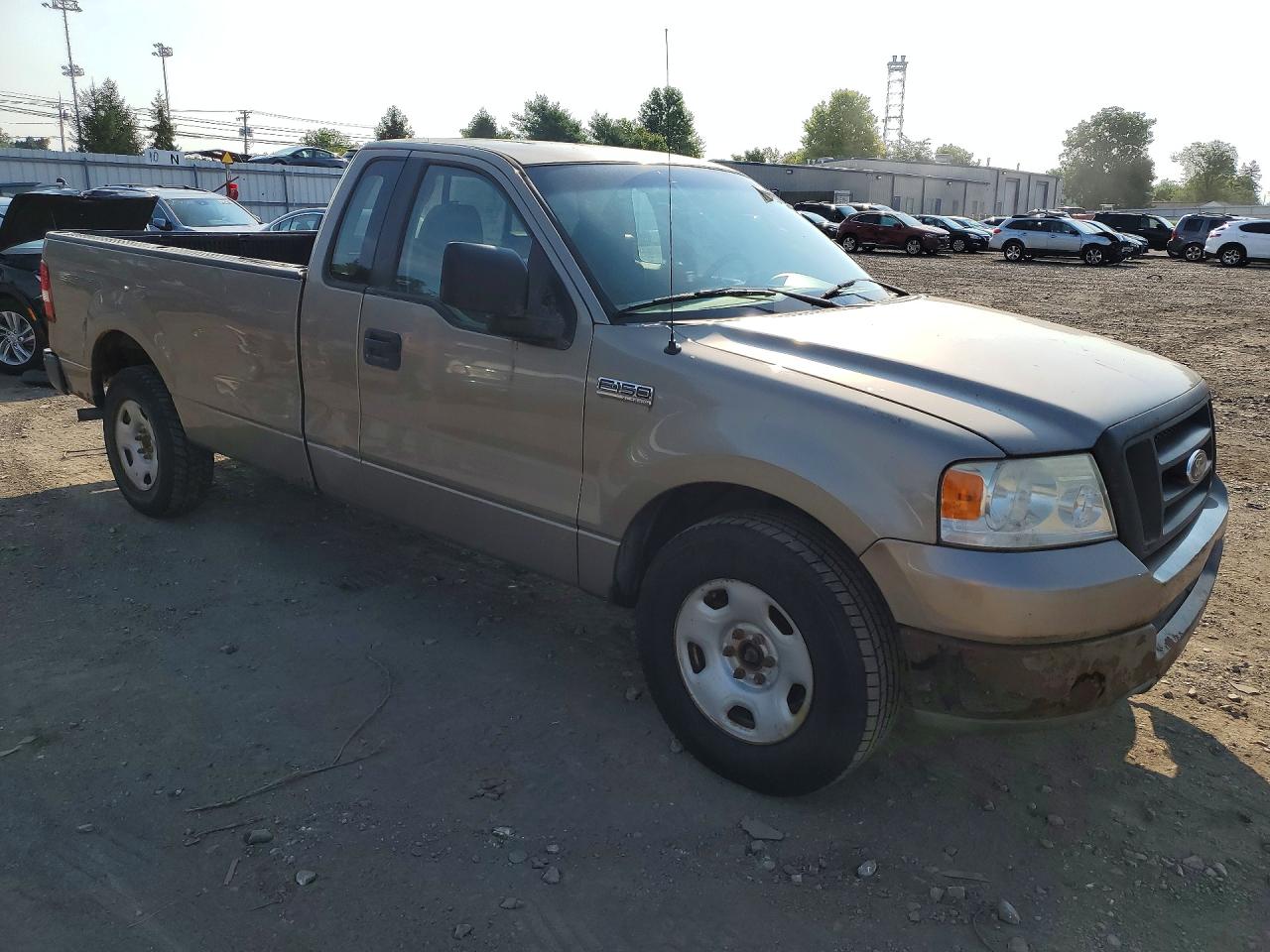 2005 Ford F150 Silver vin: 1FTRF12W55NA39531