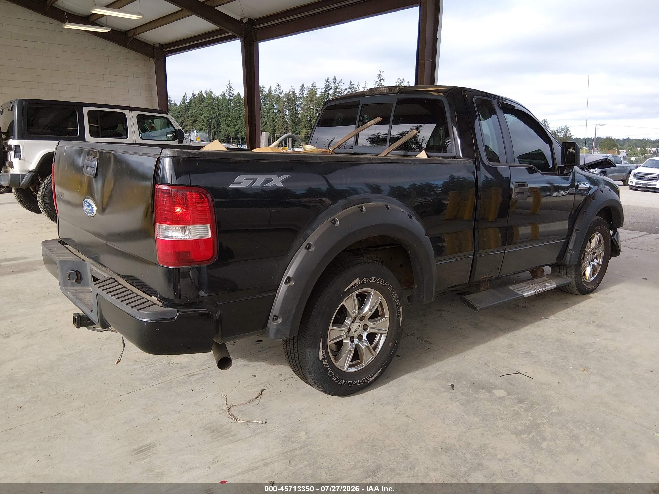 2005 Ford F-150 Stx/xl/xlt Black vin: 1FTRF12W55NA43496